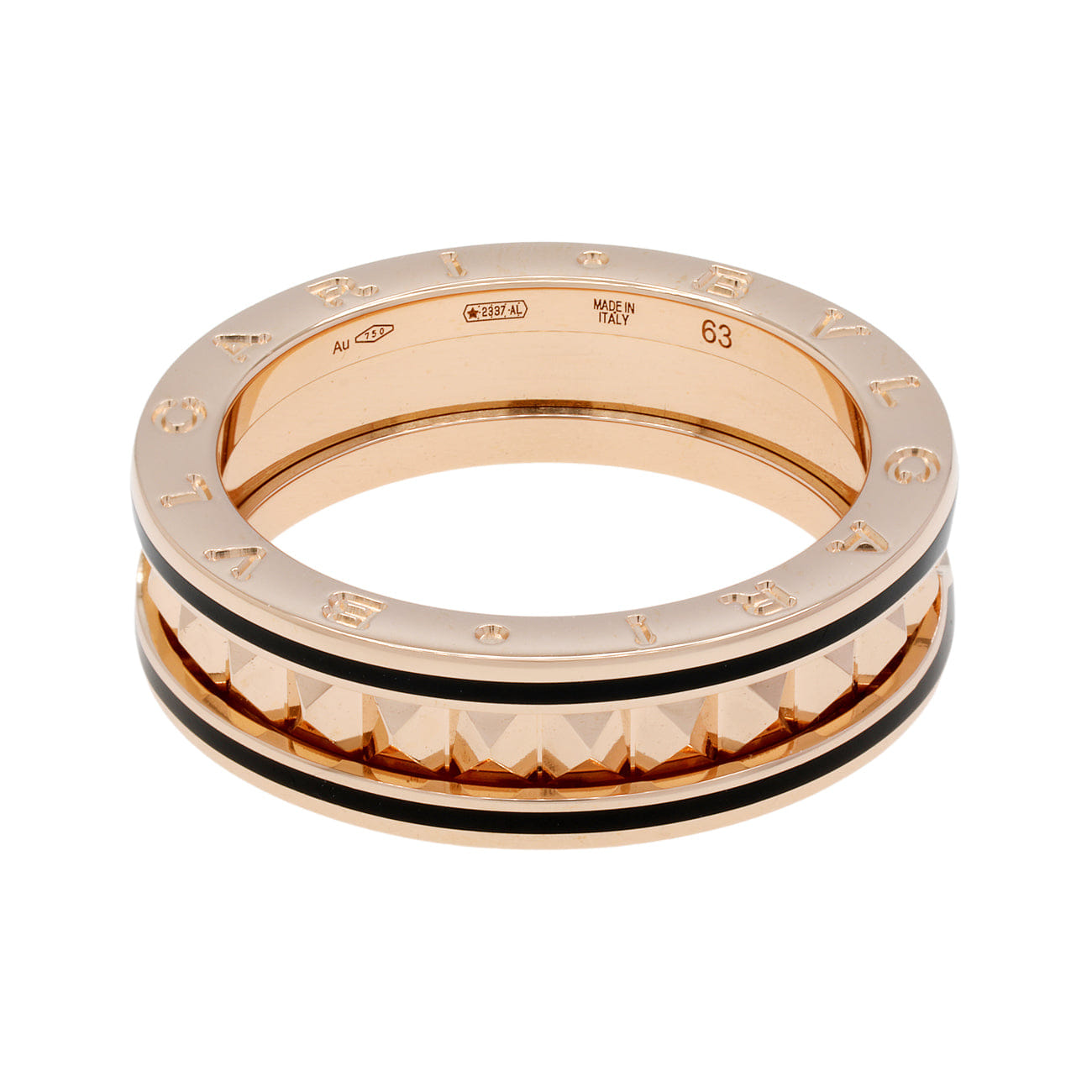 Bulgari 18K Rose Gold B.zero1 Rock One-Band Ring