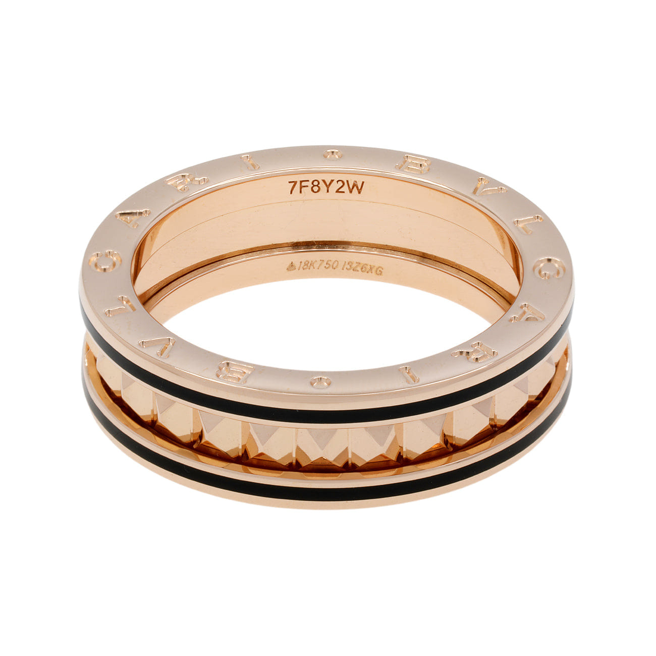 Bulgari 18K Rose Gold B.zero1 Rock One-Band Ring