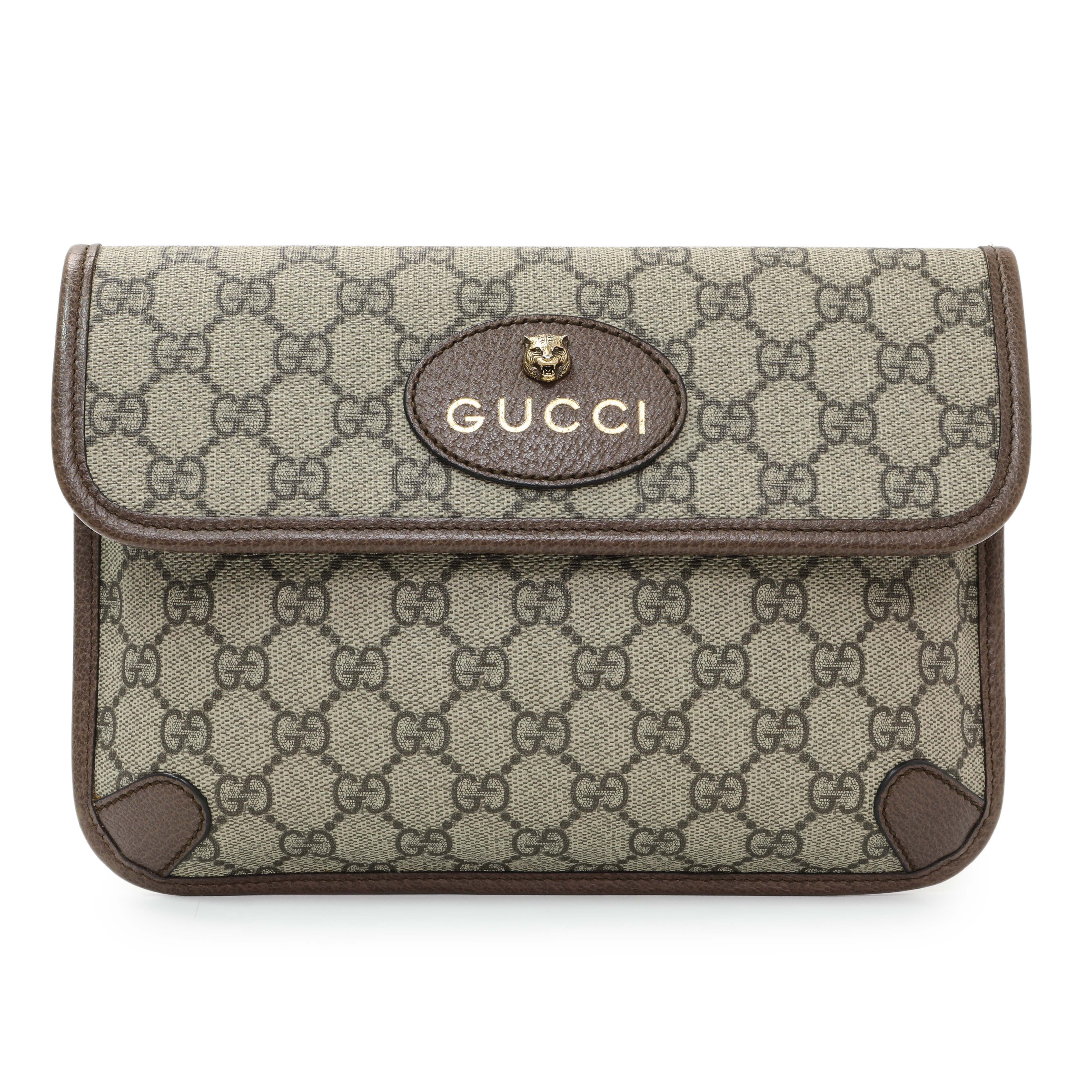 Gucci GG Supreme Monogram Neo Vintage Web Belt Bag
