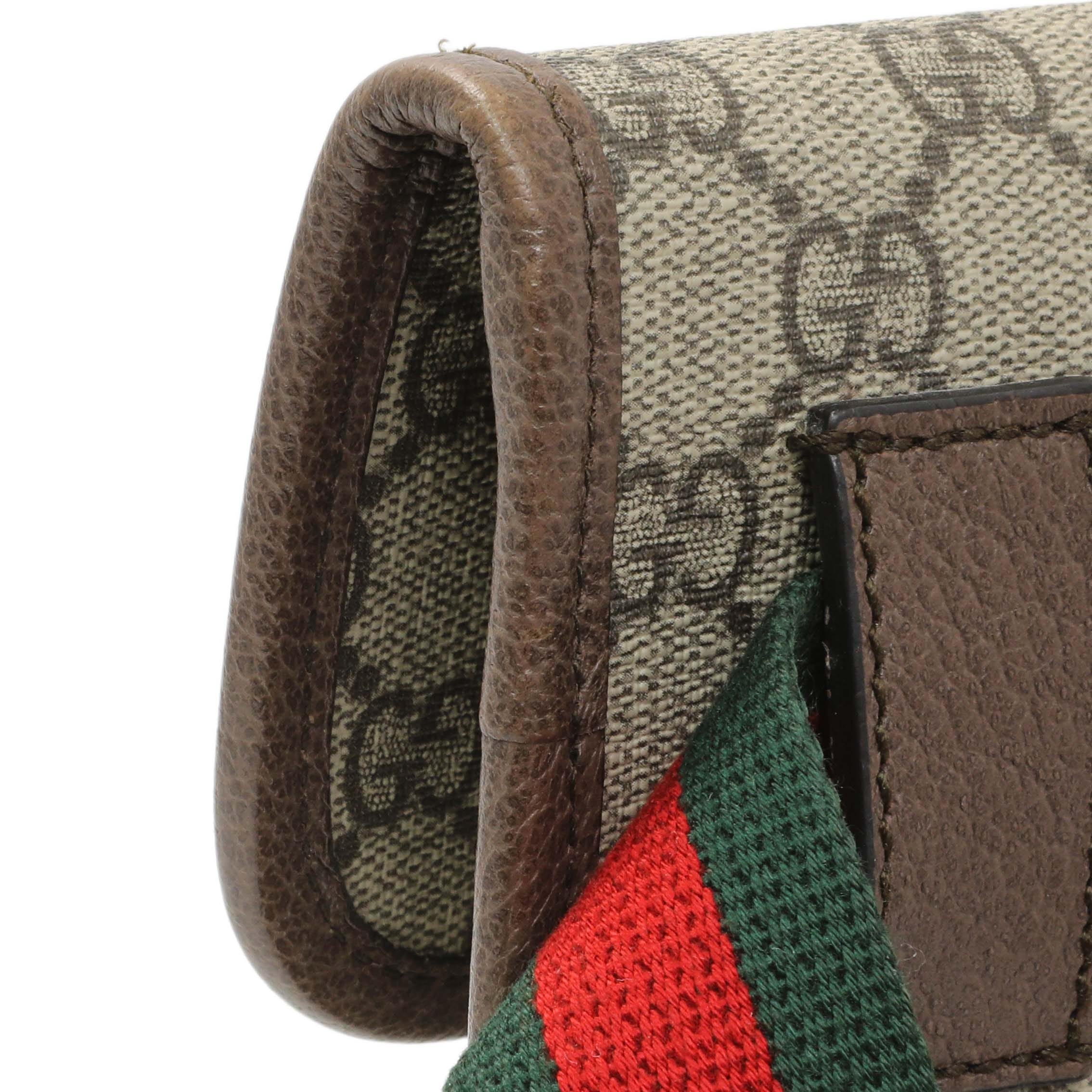 Gucci GG Supreme Monogram Neo Vintage Web Belt Bag