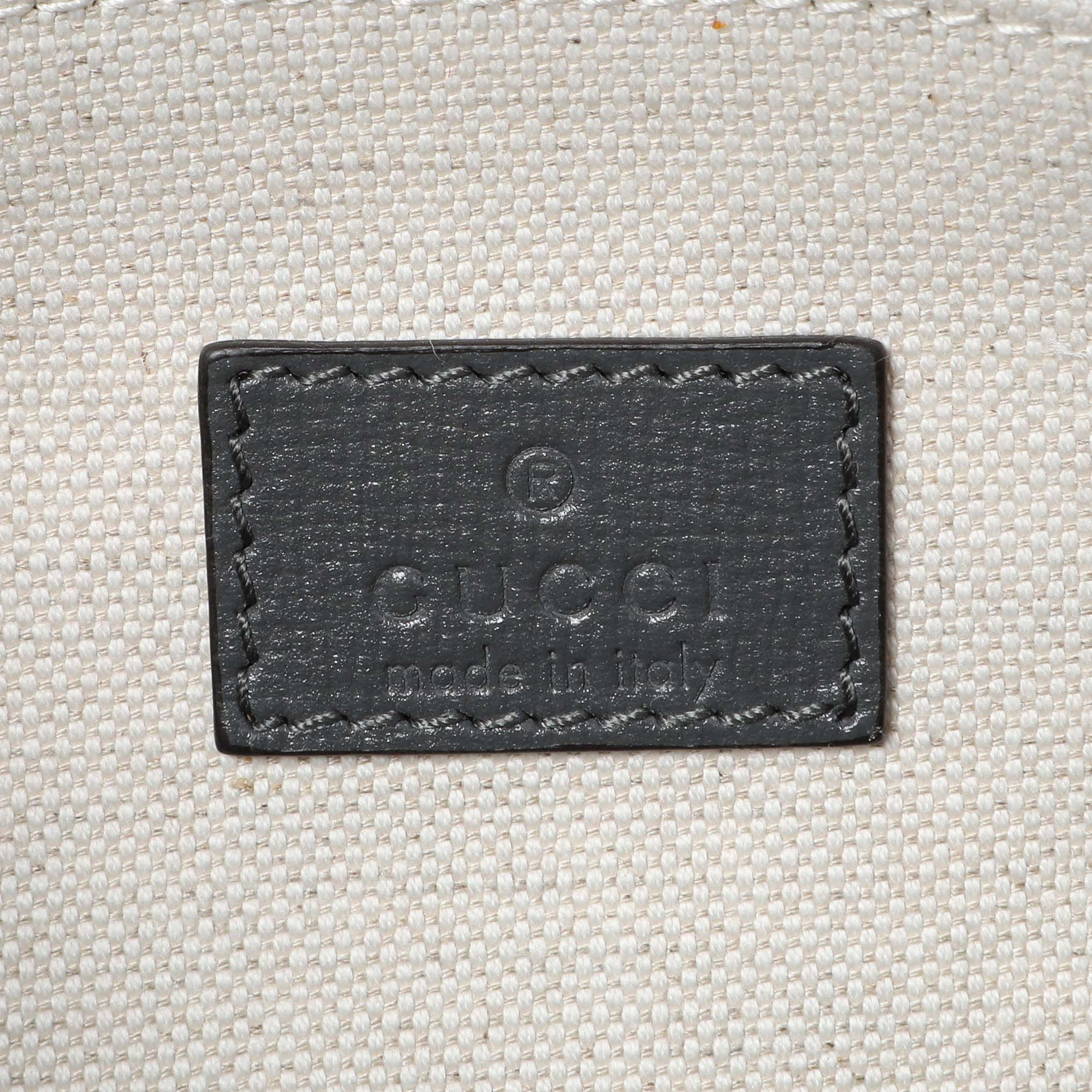 Gucci Grey Calfskin Large Horsebit 1955 Shoulder Bag