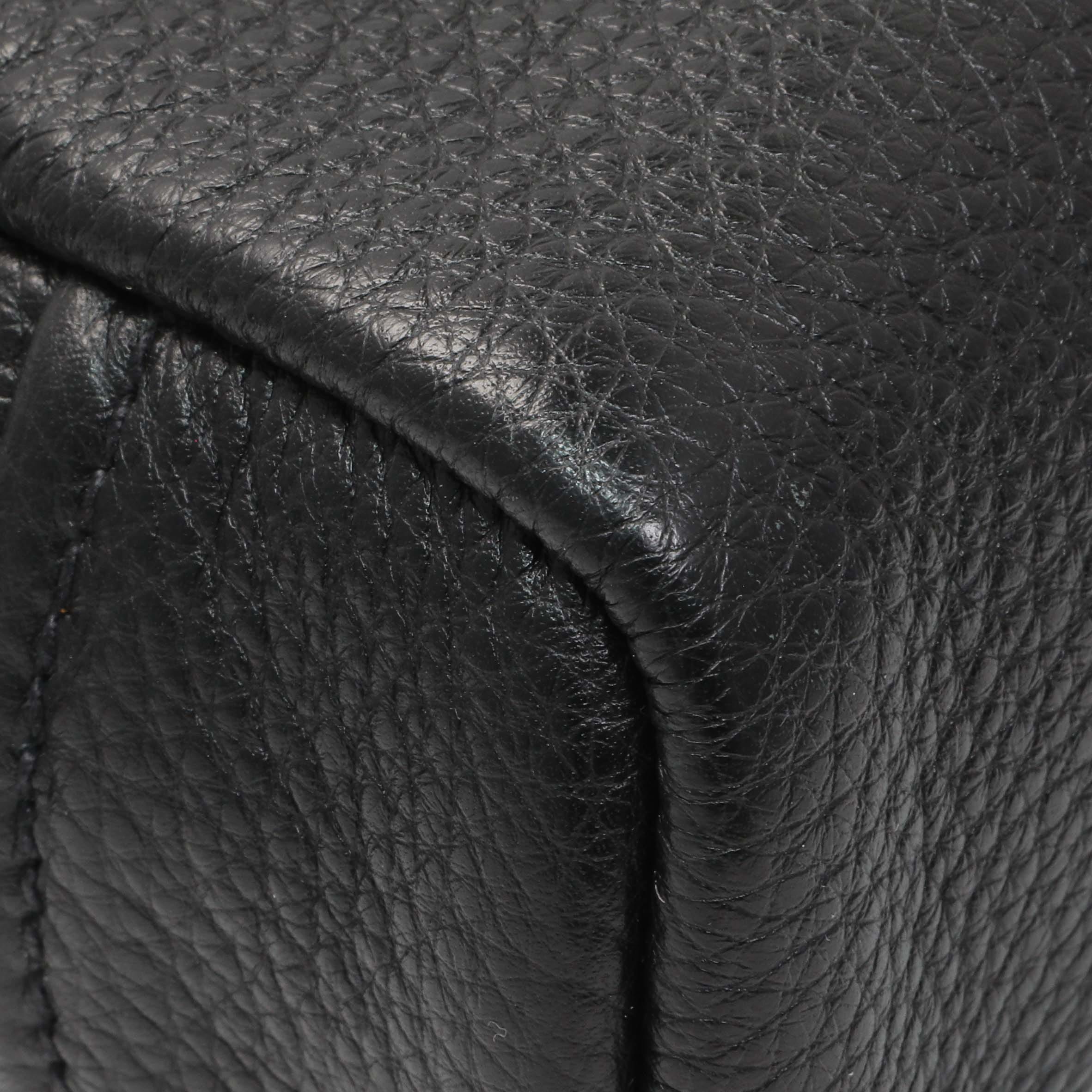 Prada Vitello Daino Nero Shoulder Bag