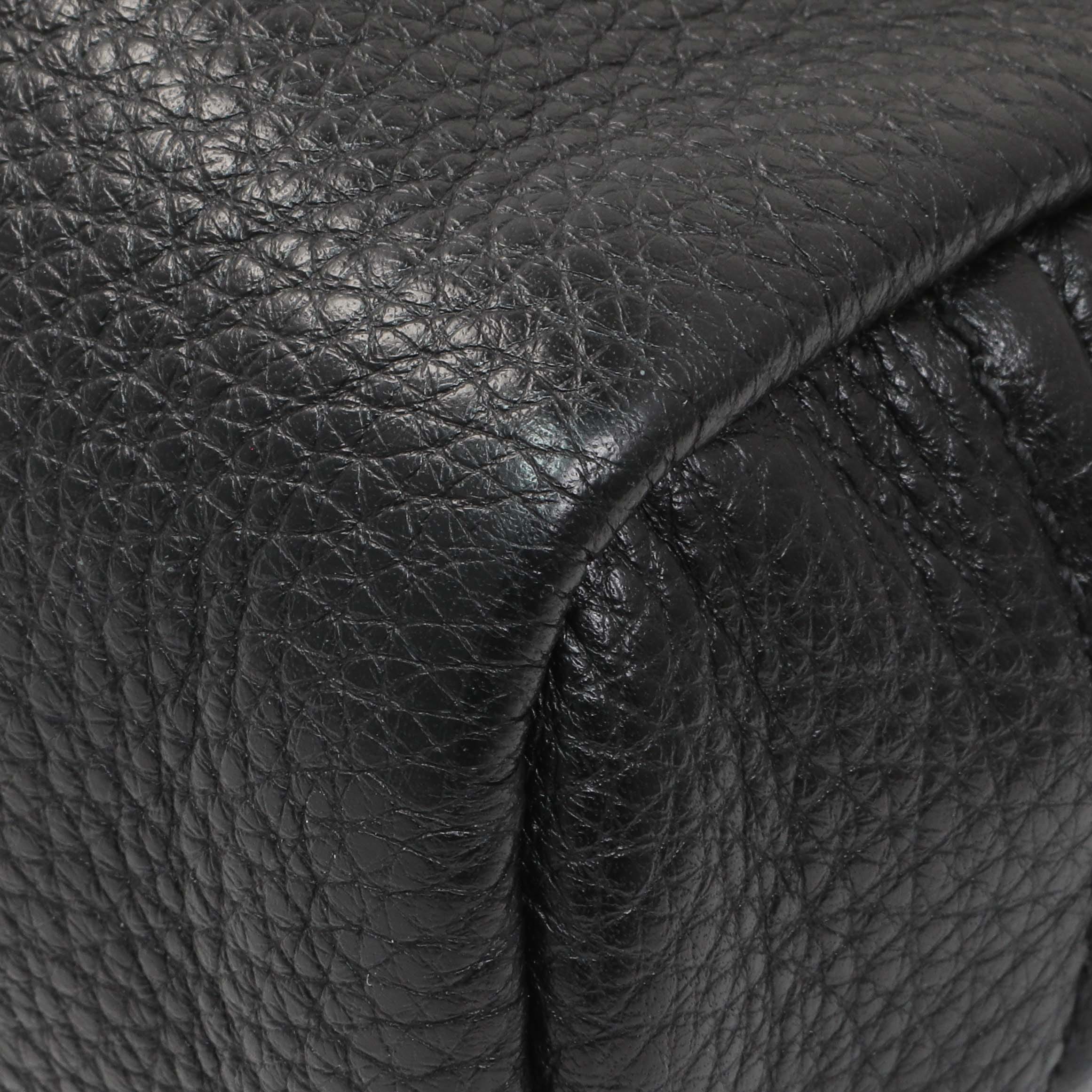 Prada Vitello Daino Nero Shoulder Bag