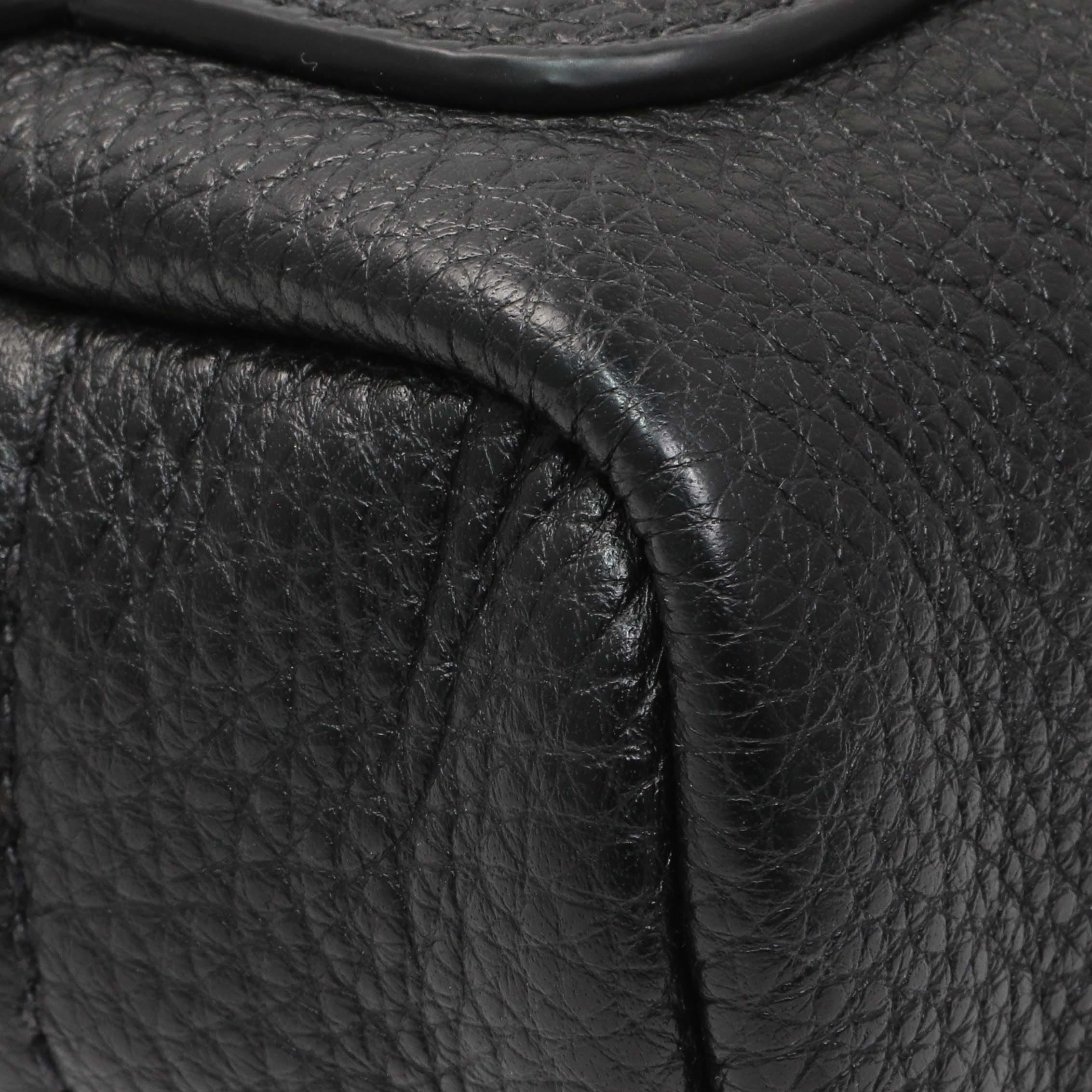 Prada Vitello Daino Nero Shoulder Bag