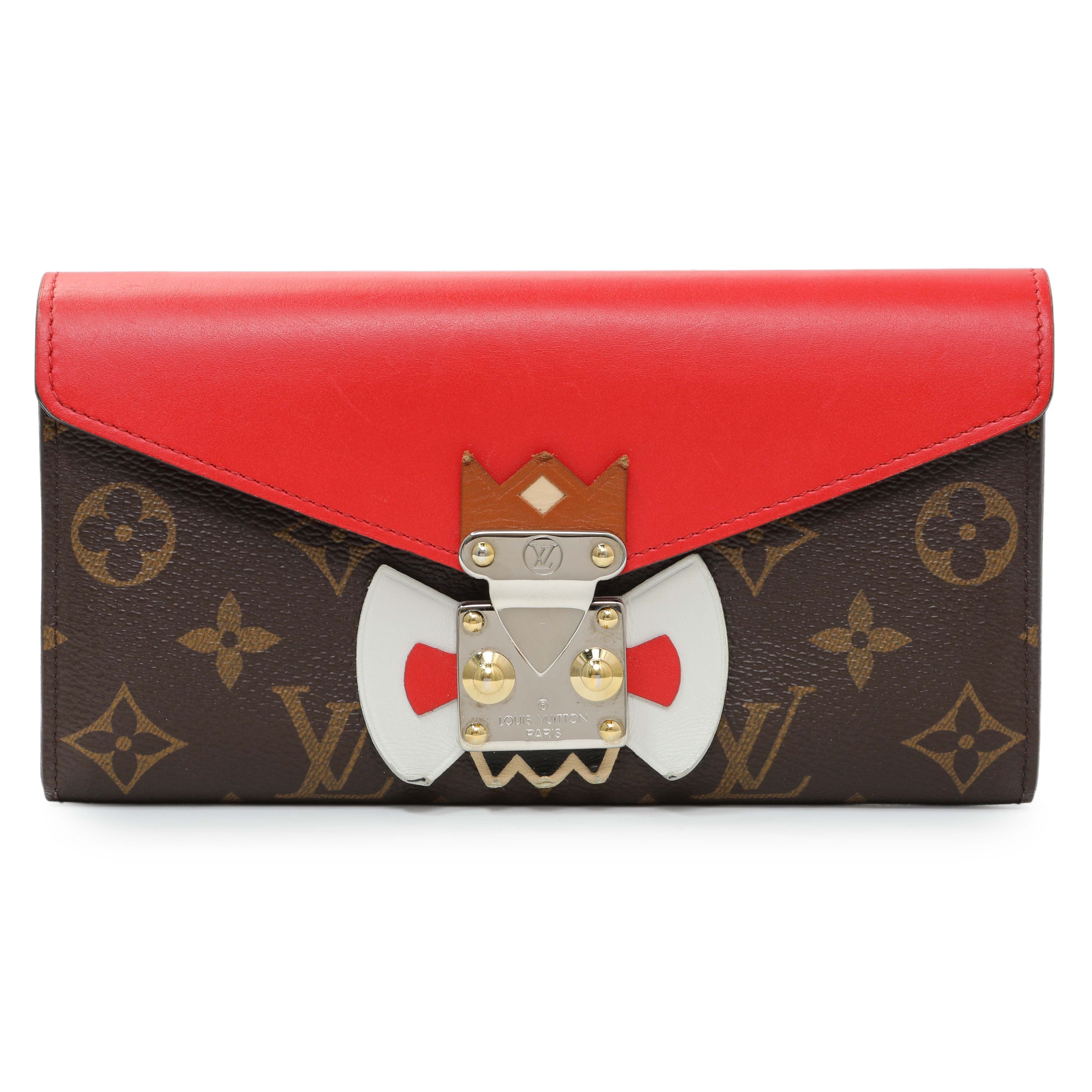 Louis Vuitton Monogram Tribal Mask Sarah Wallet