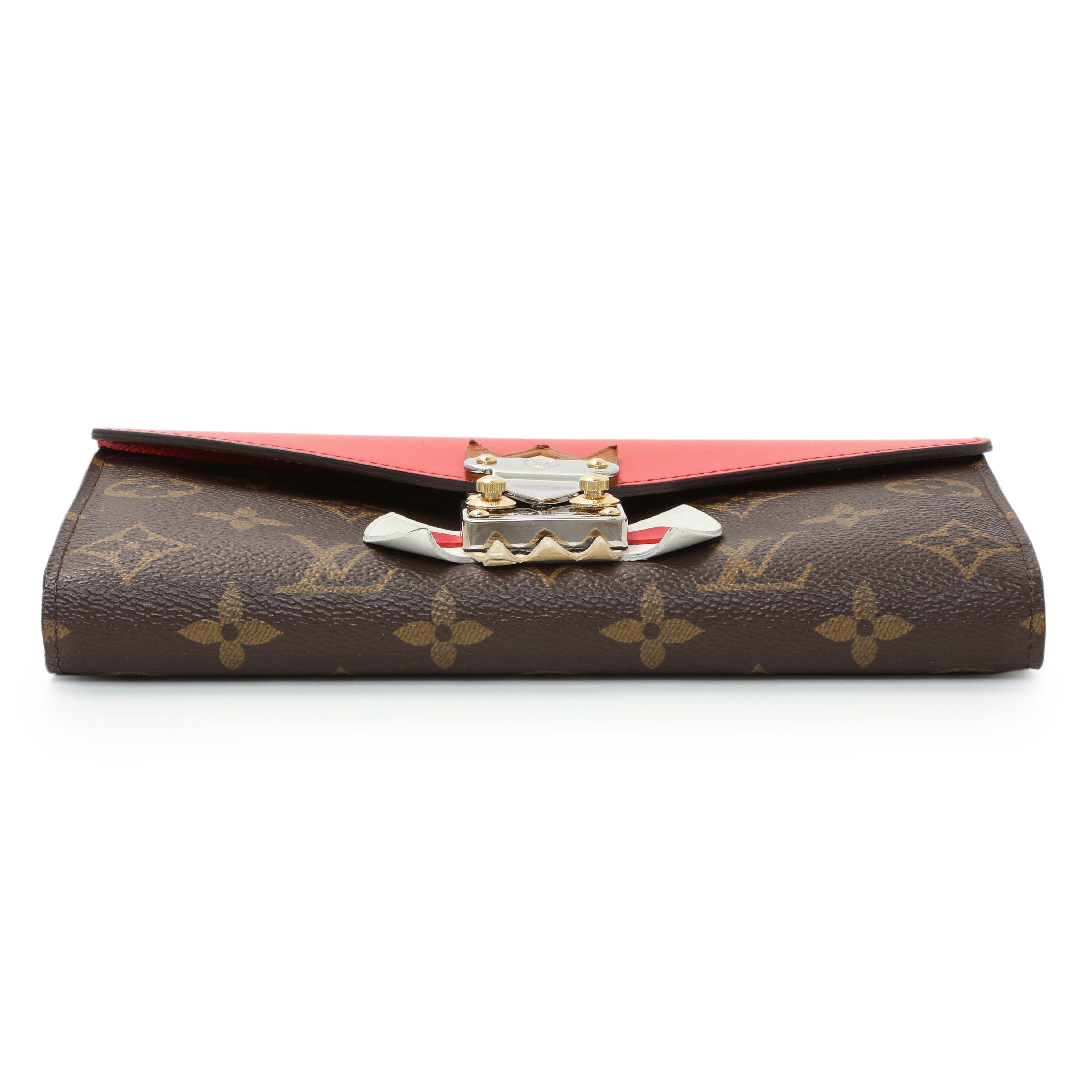 Louis Vuitton Monogram Tribal Mask Sarah Wallet