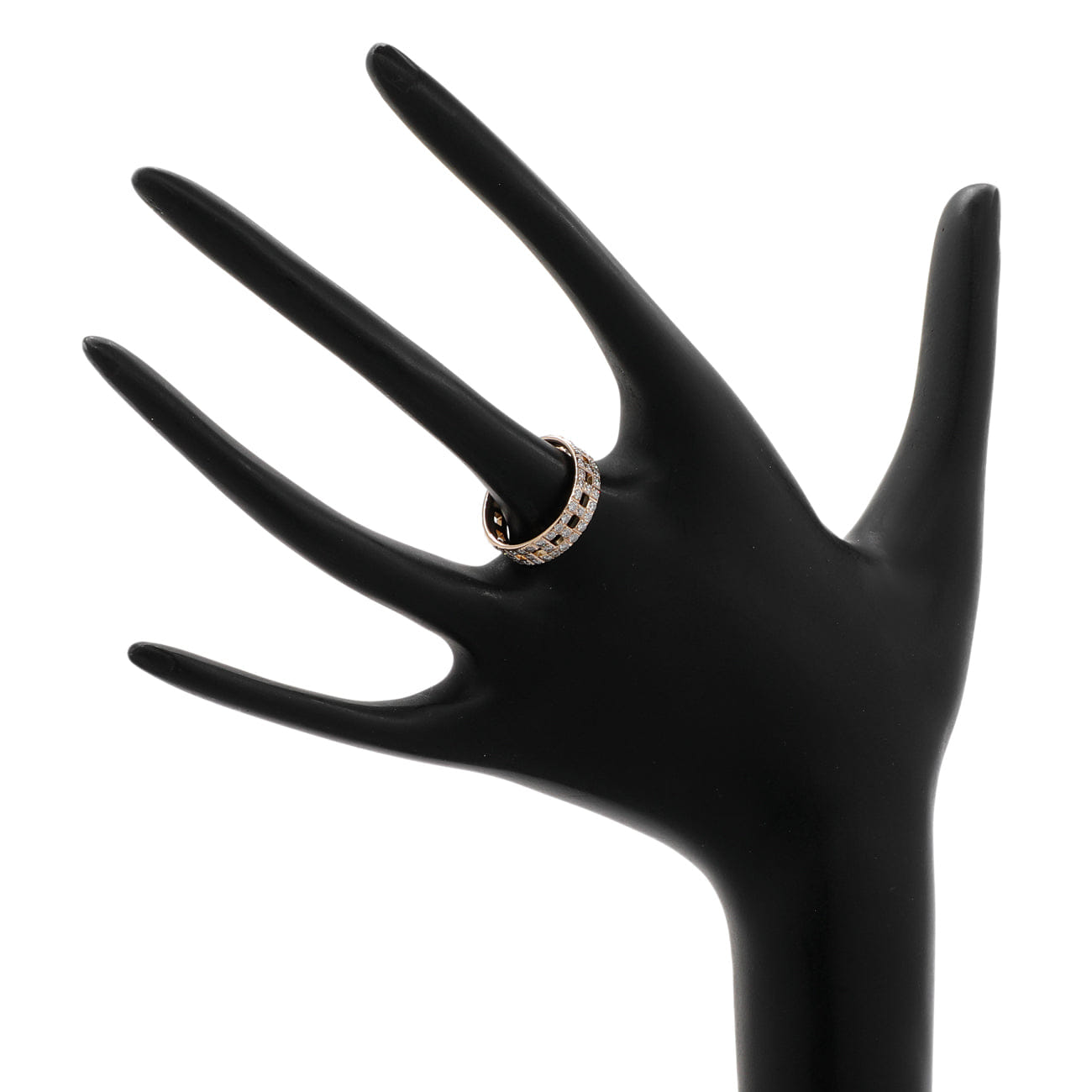 Tiffany & Co. 18K Yellow Gold Diamond T True Wide Ring