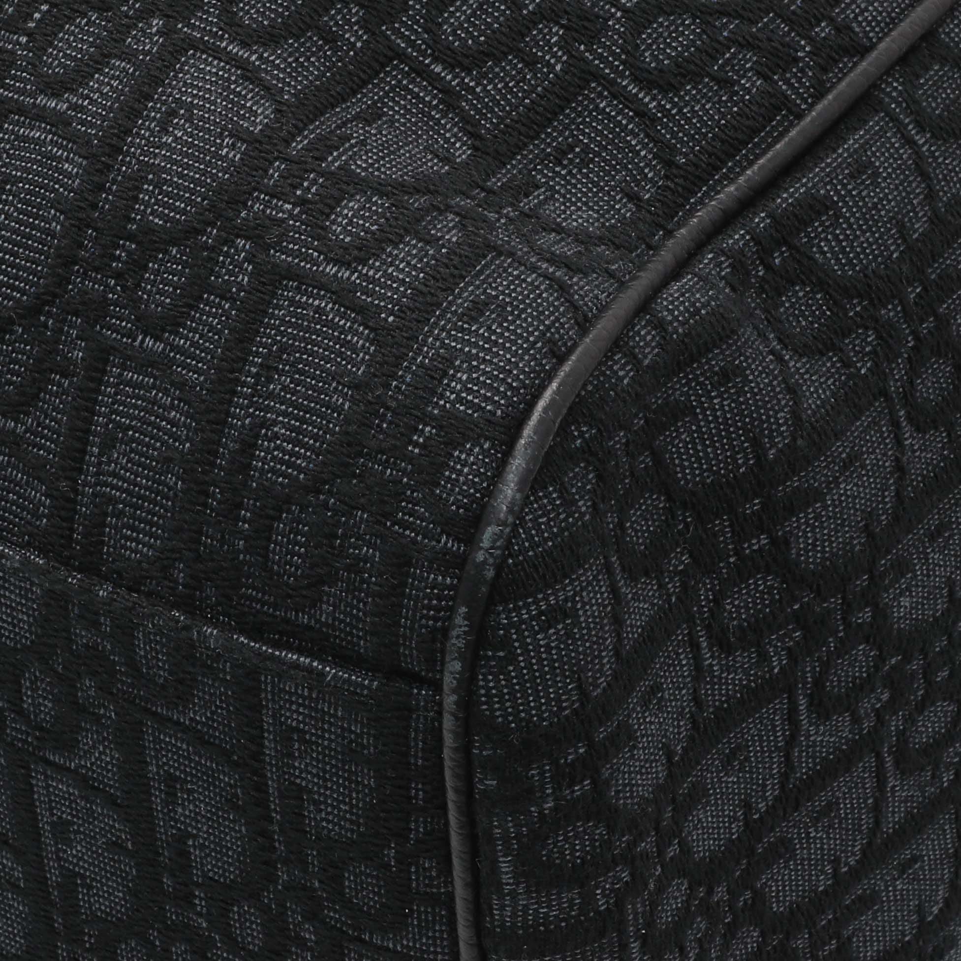 Christian Dior Black Oblique Saddle Backpack