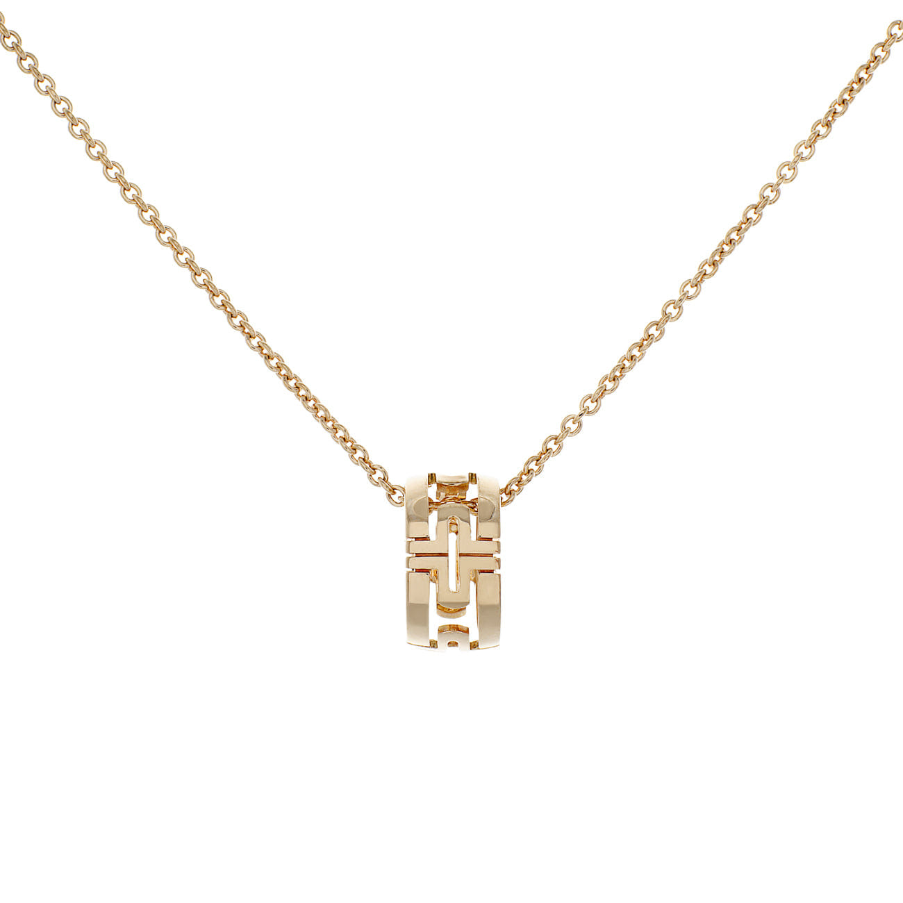 Bulgari 18K Yellow Gold Parentesi Pendant Necklace