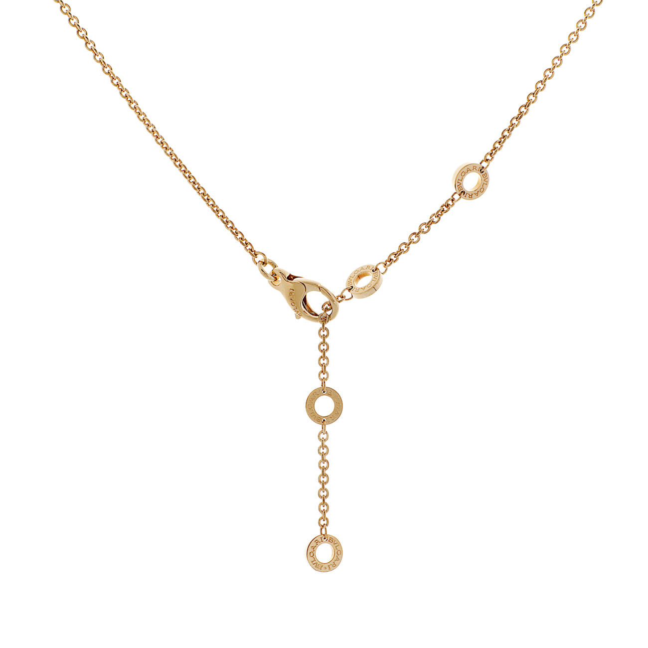 Bulgari 18K Yellow Gold Parentesi Pendant Necklace