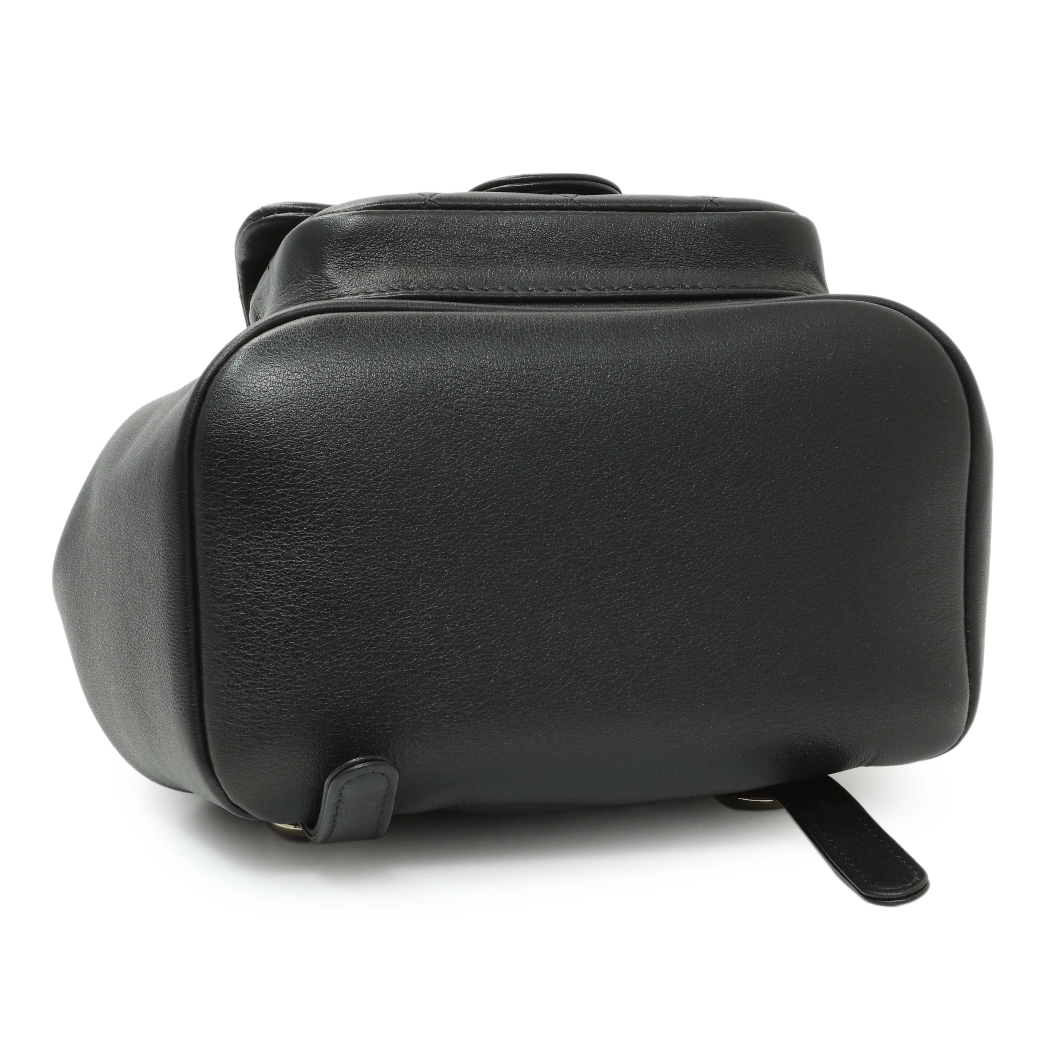 Chanel Black Duma Backpack Small