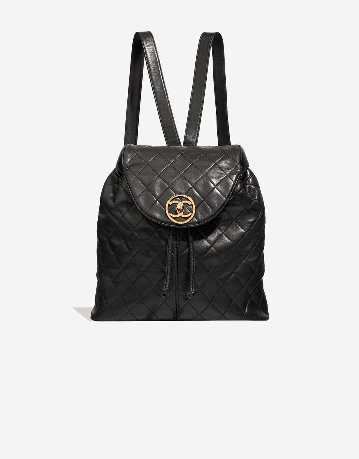 Chanel Backpack Lamb Black