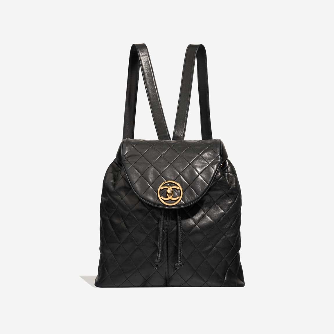 Chanel Backpack Lamb Black
