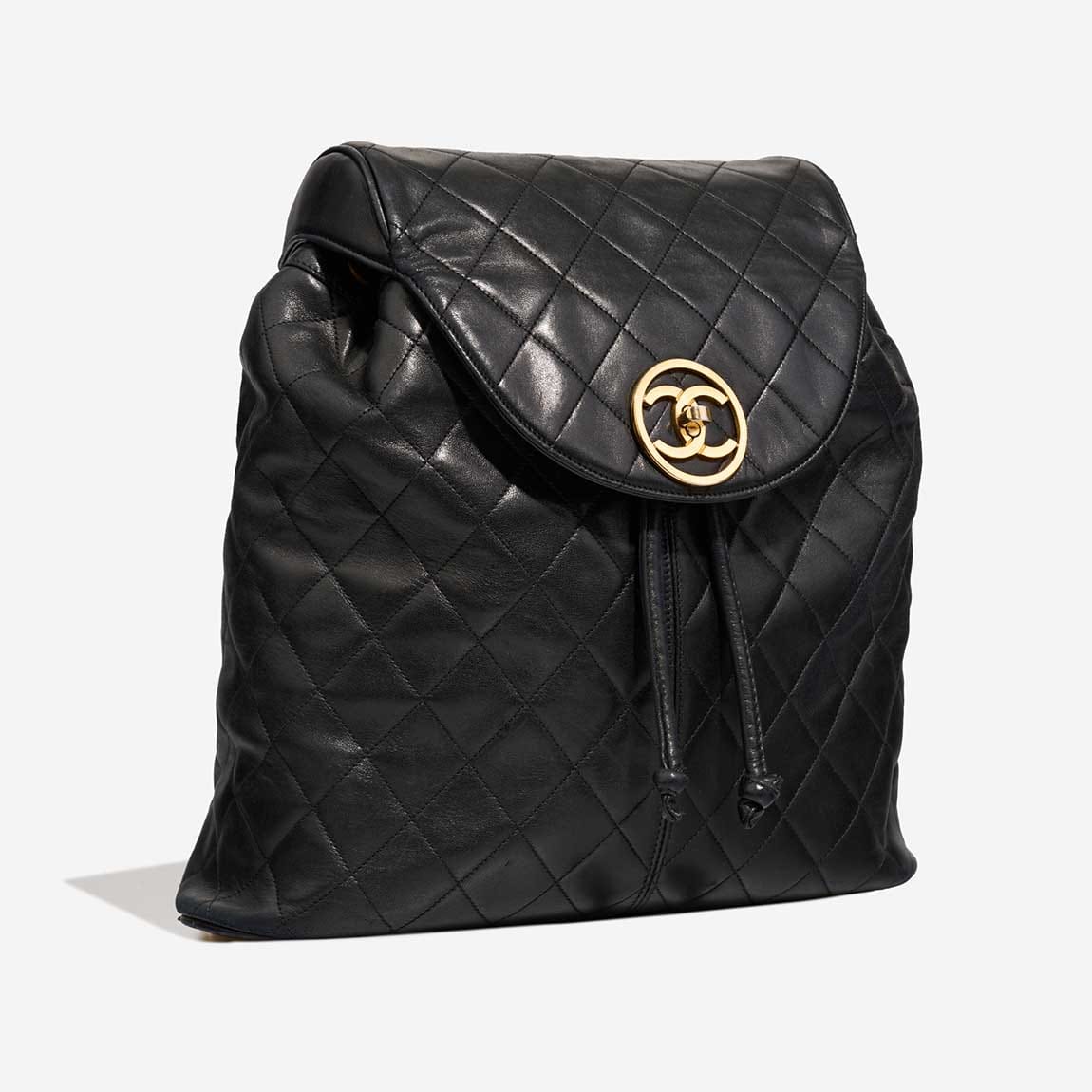 Chanel Backpack Lamb Black