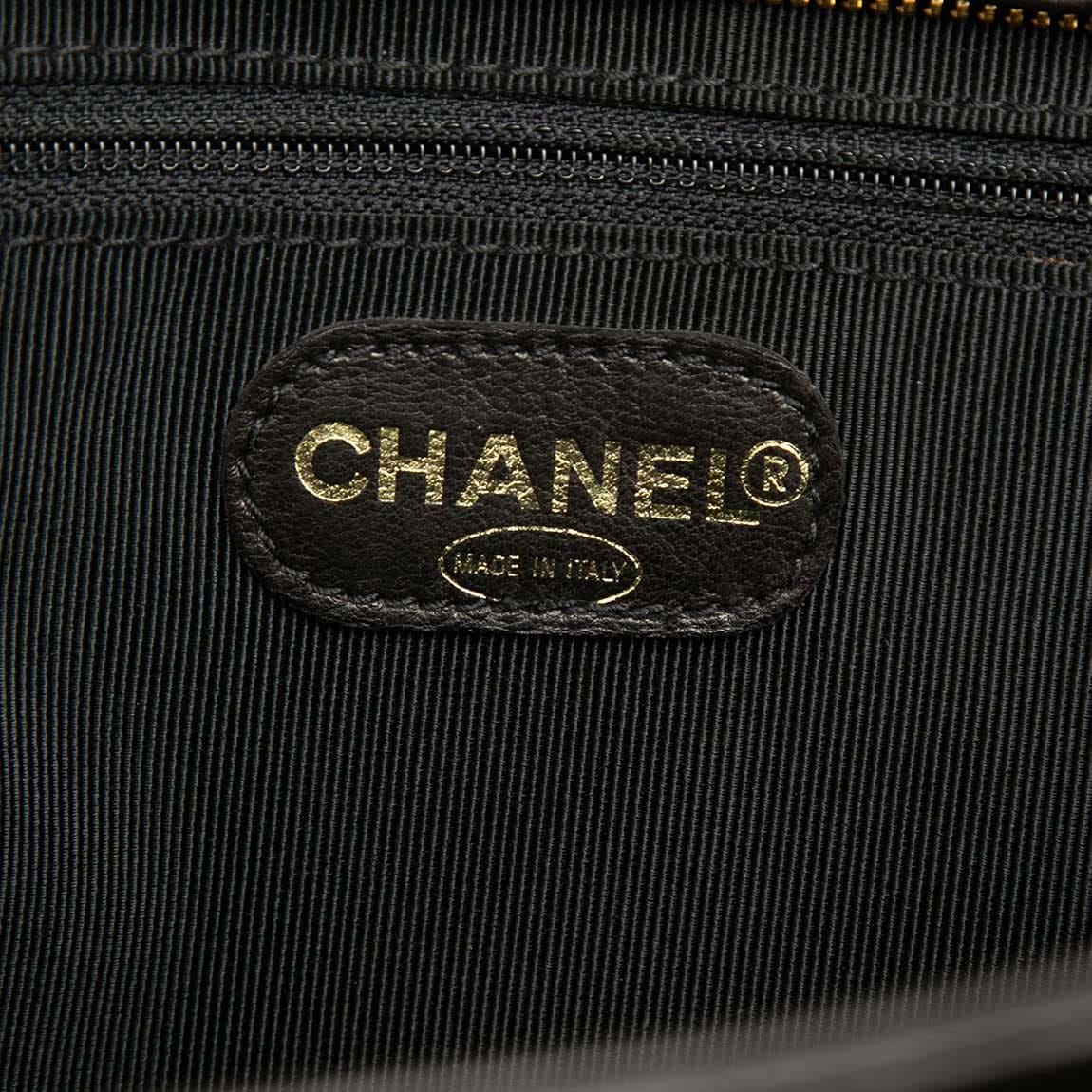 Chanel Shoulder Bag Lamb Black