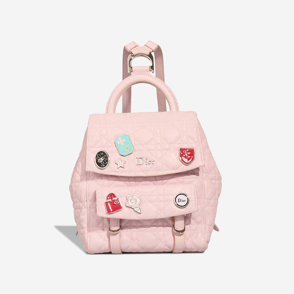 Dior Backpack Small Lamb Pink