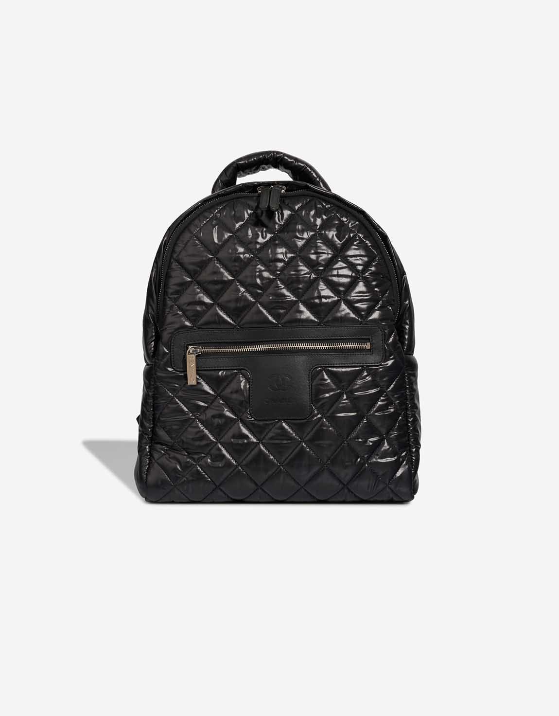 Chanel Cocoon Backpack Calf / Nylon Black