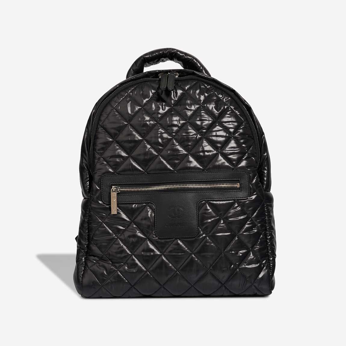 Chanel Cocoon Backpack Calf / Nylon Black