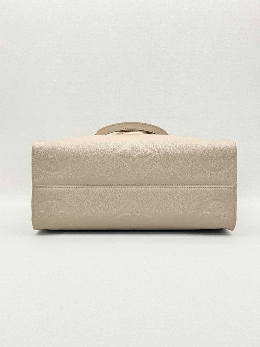 LOUIS VUITTON Onthego Cream Monogram Empriente Tote Bag