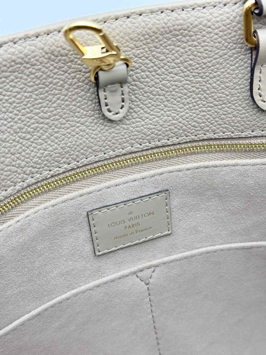 LOUIS VUITTON Onthego Cream Monogram Empriente Tote Bag