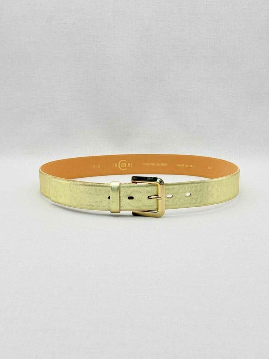 CERRUTTI 1881 Gold Embossed Belt
