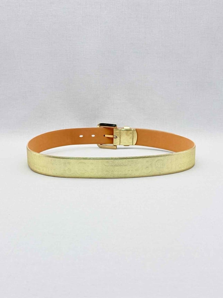 CERRUTTI 1881 Gold Embossed Belt