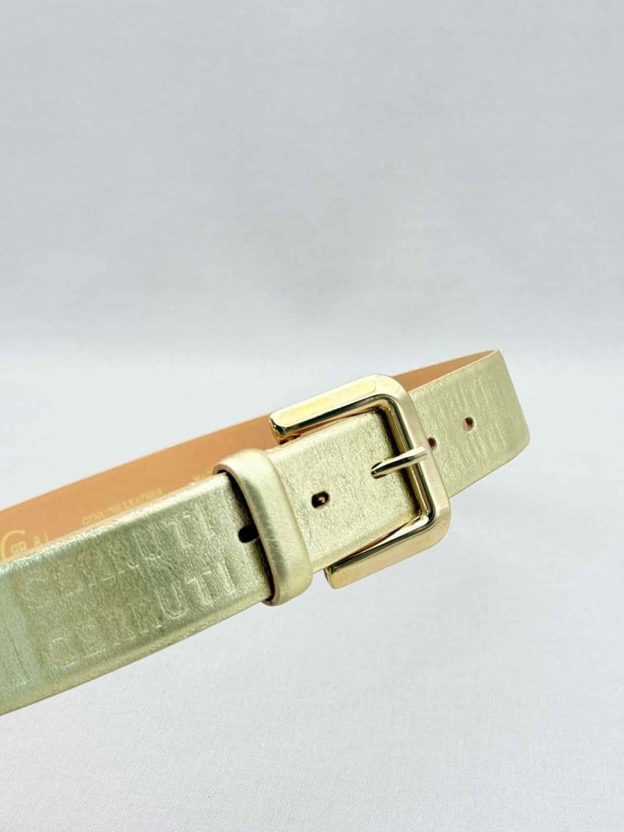 CERRUTTI 1881 Gold Embossed Belt
