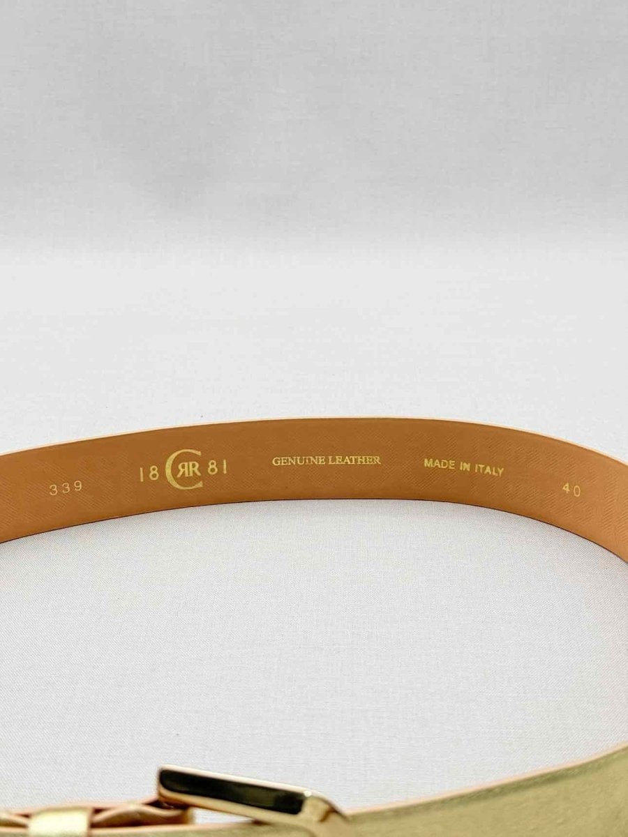 CERRUTTI 1881 Gold Embossed Belt