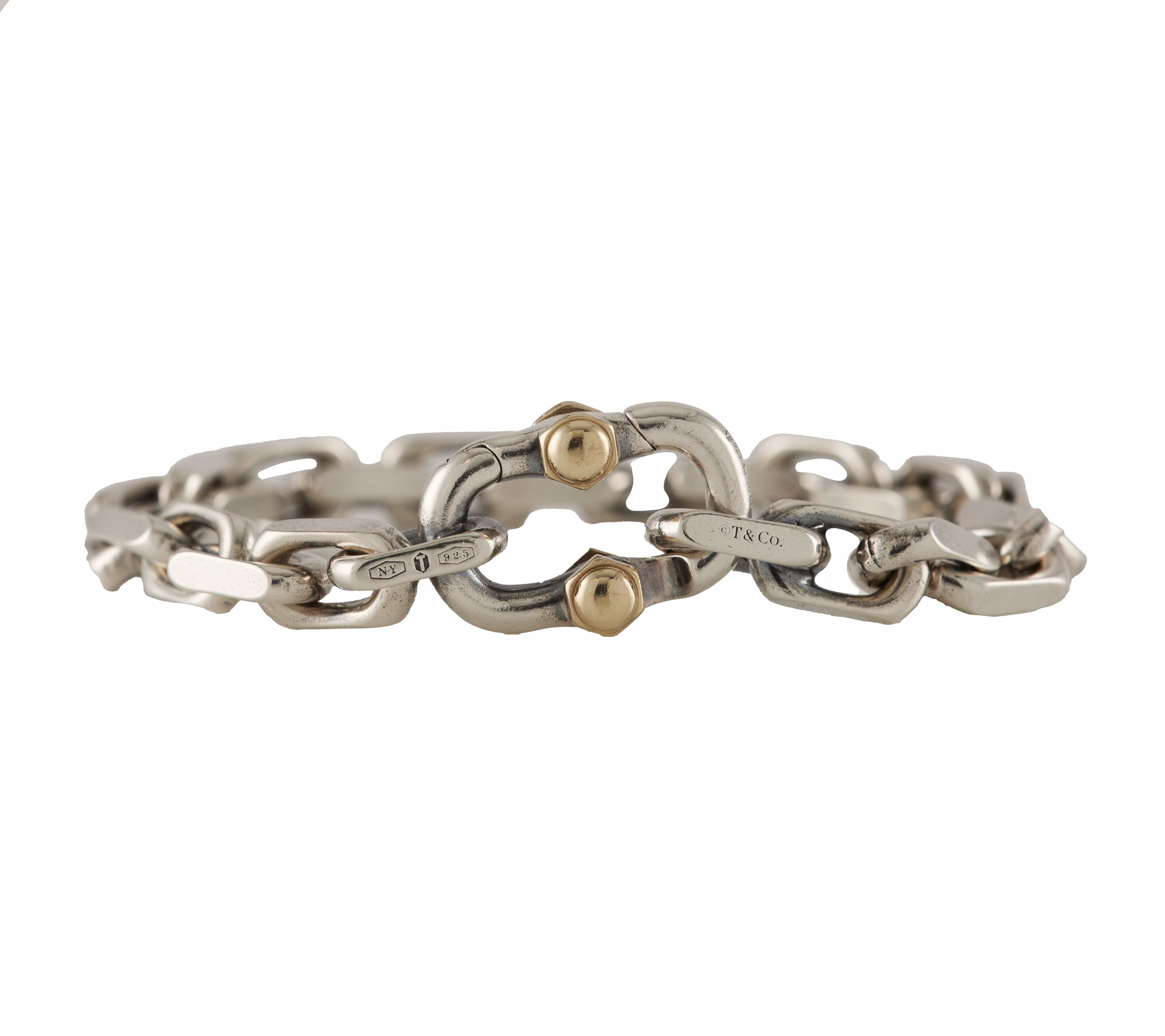 Tiffany & Co. Makers Chain Link Bracelet in Sterling