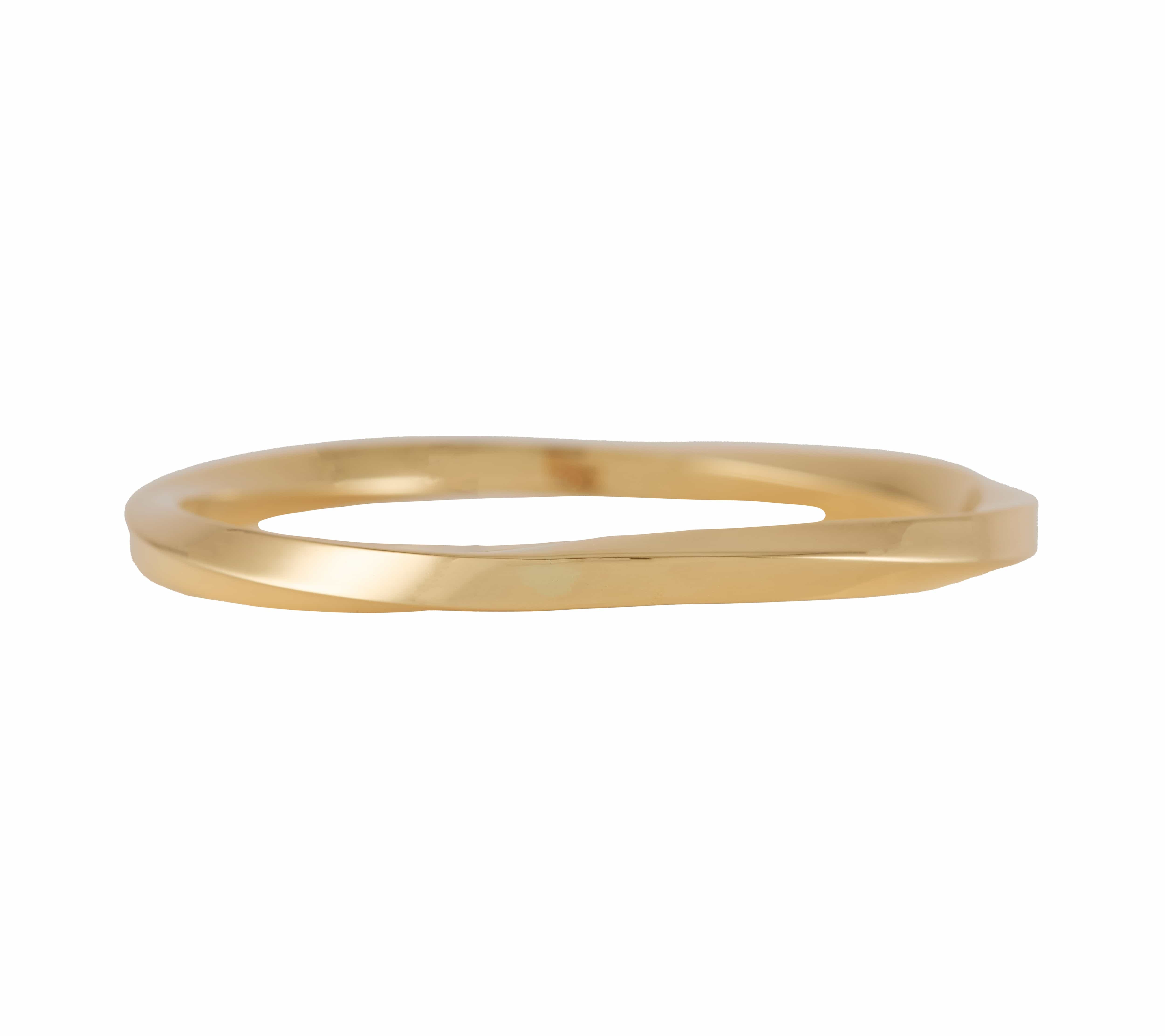 Tiffany & Co. Large Twisted Bangle Bracelet in 18K