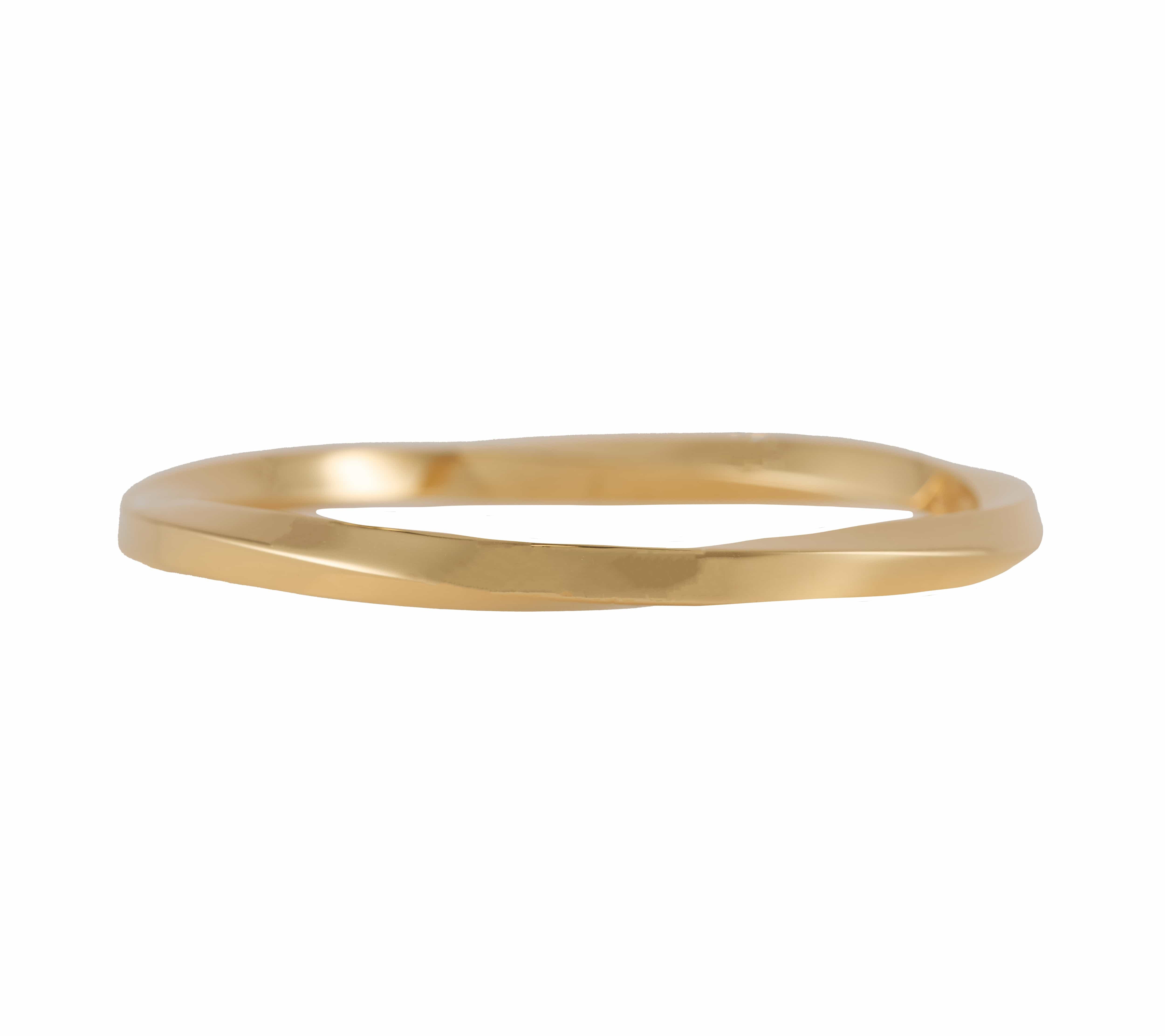 Tiffany & Co. Large Twisted Bangle Bracelet in 18K