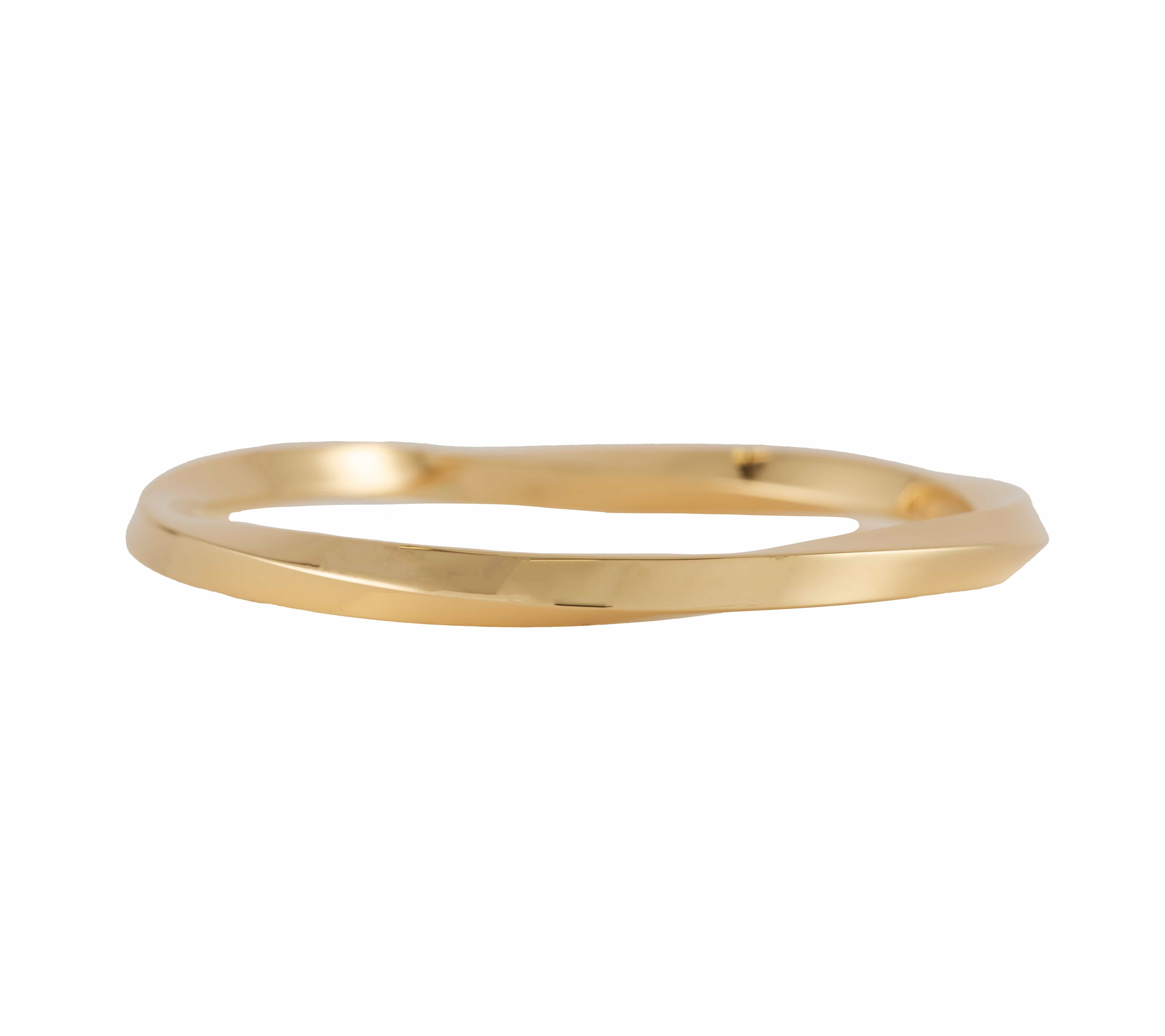 Tiffany & Co. Large Twisted Bangle Bracelet in 18K