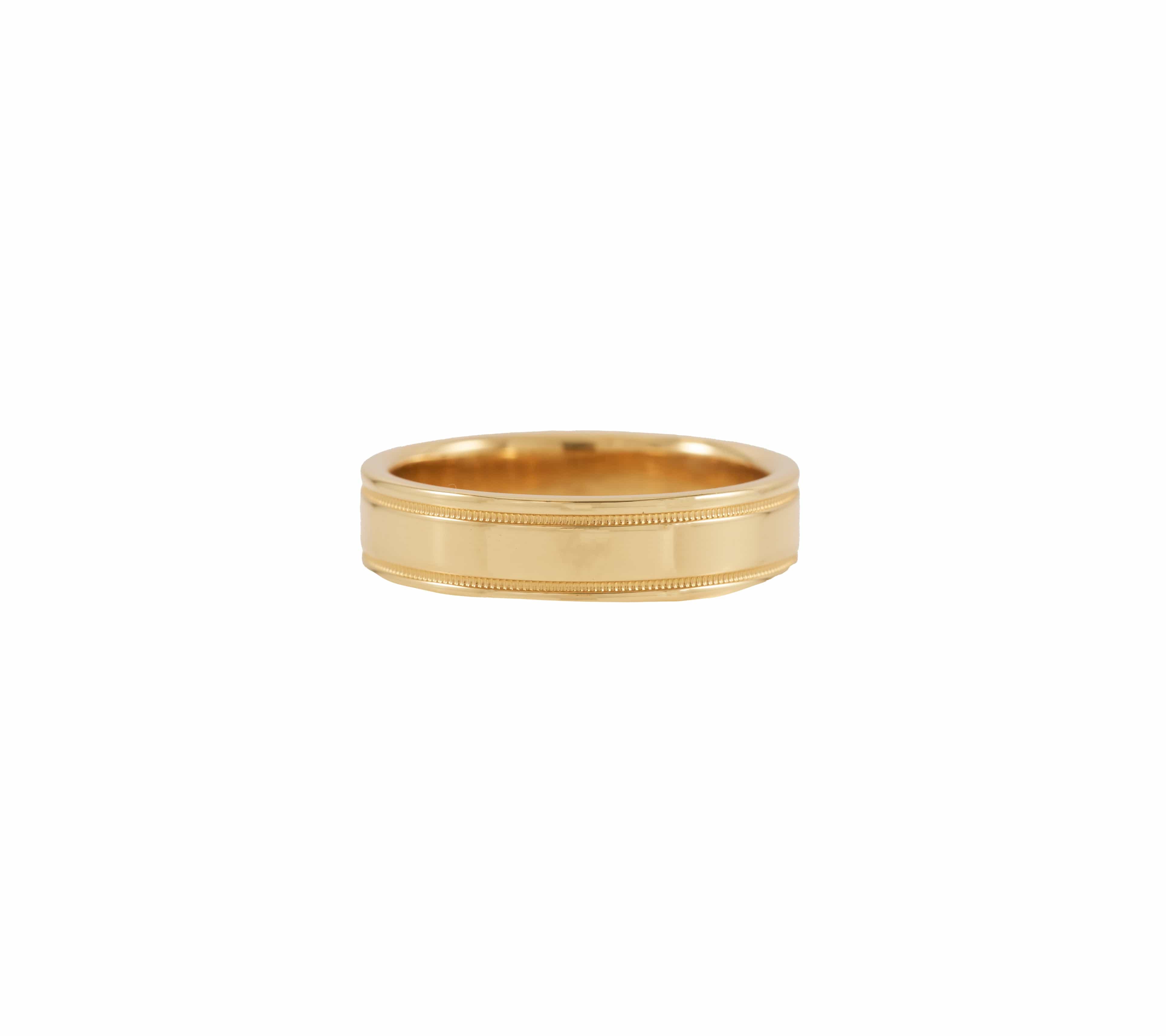 Tiffany & Co. 6.0MM Milgrain Together Wedding Band Ring in 18K
