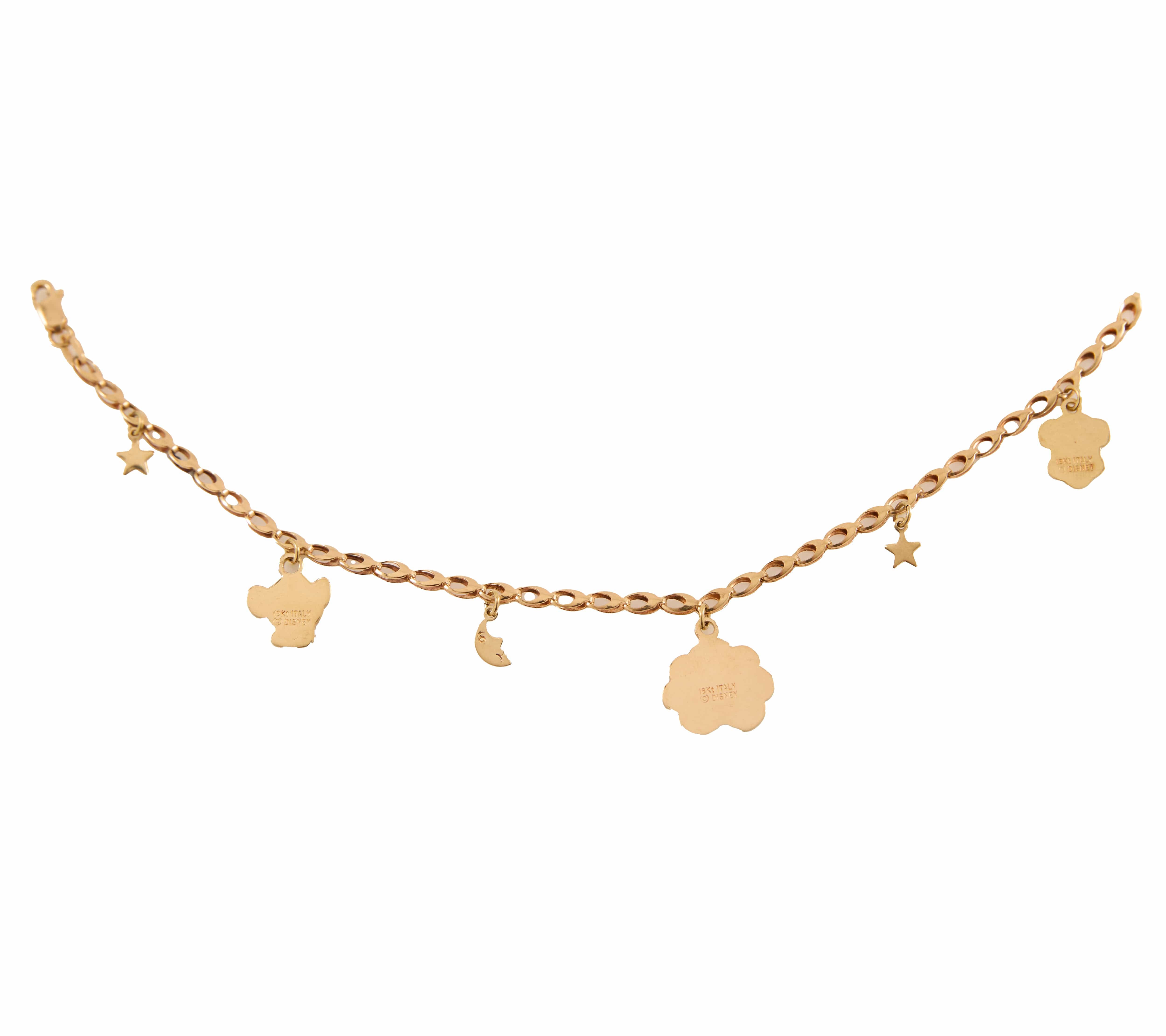 Disney Enamel Charm Bracelet in 18K
