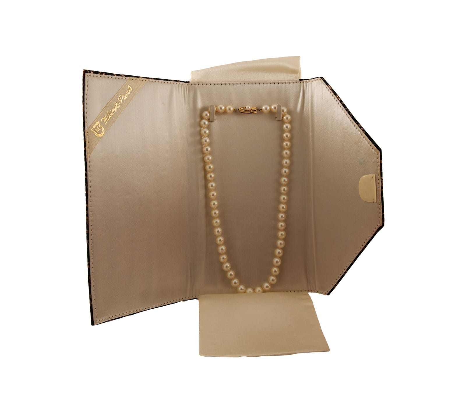 Mikimoto 7.0MM Akoya Cultured Pearl Strand Necklace in 14K W/Pouch