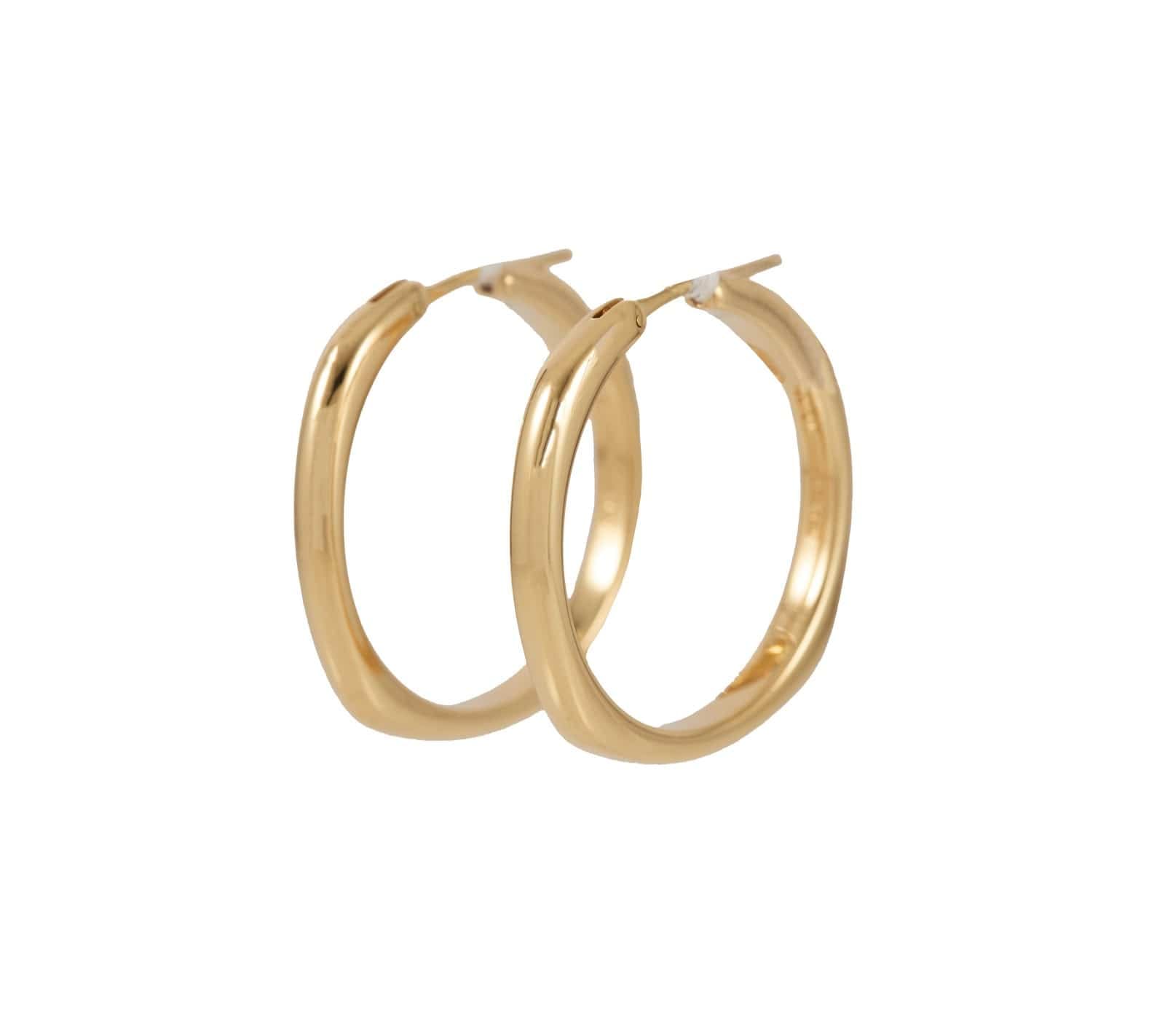 Tiffany & Co. Square Cushion Hoop Earrings in 18K