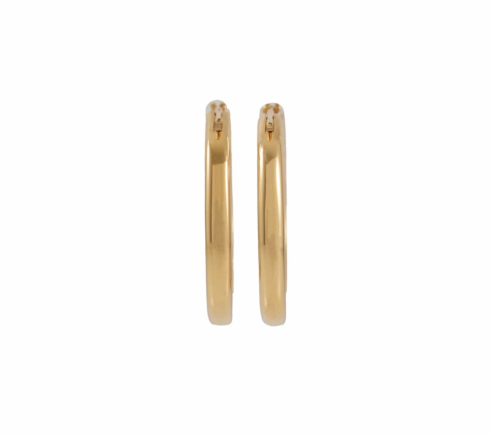 Tiffany & Co. Square Cushion Hoop Earrings in 18K
