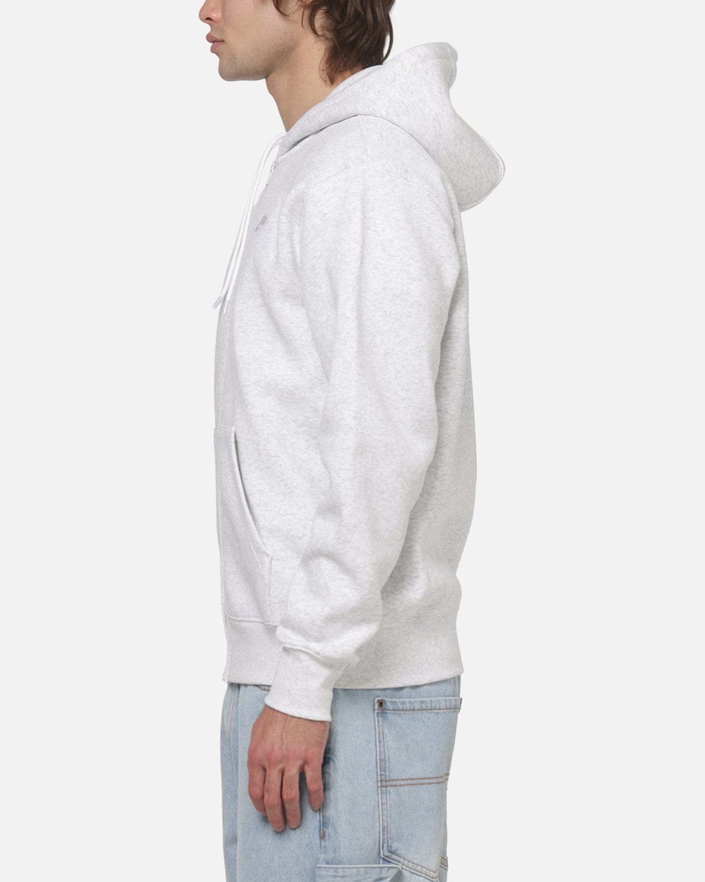 Nike Club BB Full-Zip Hoodie Birch Heather
