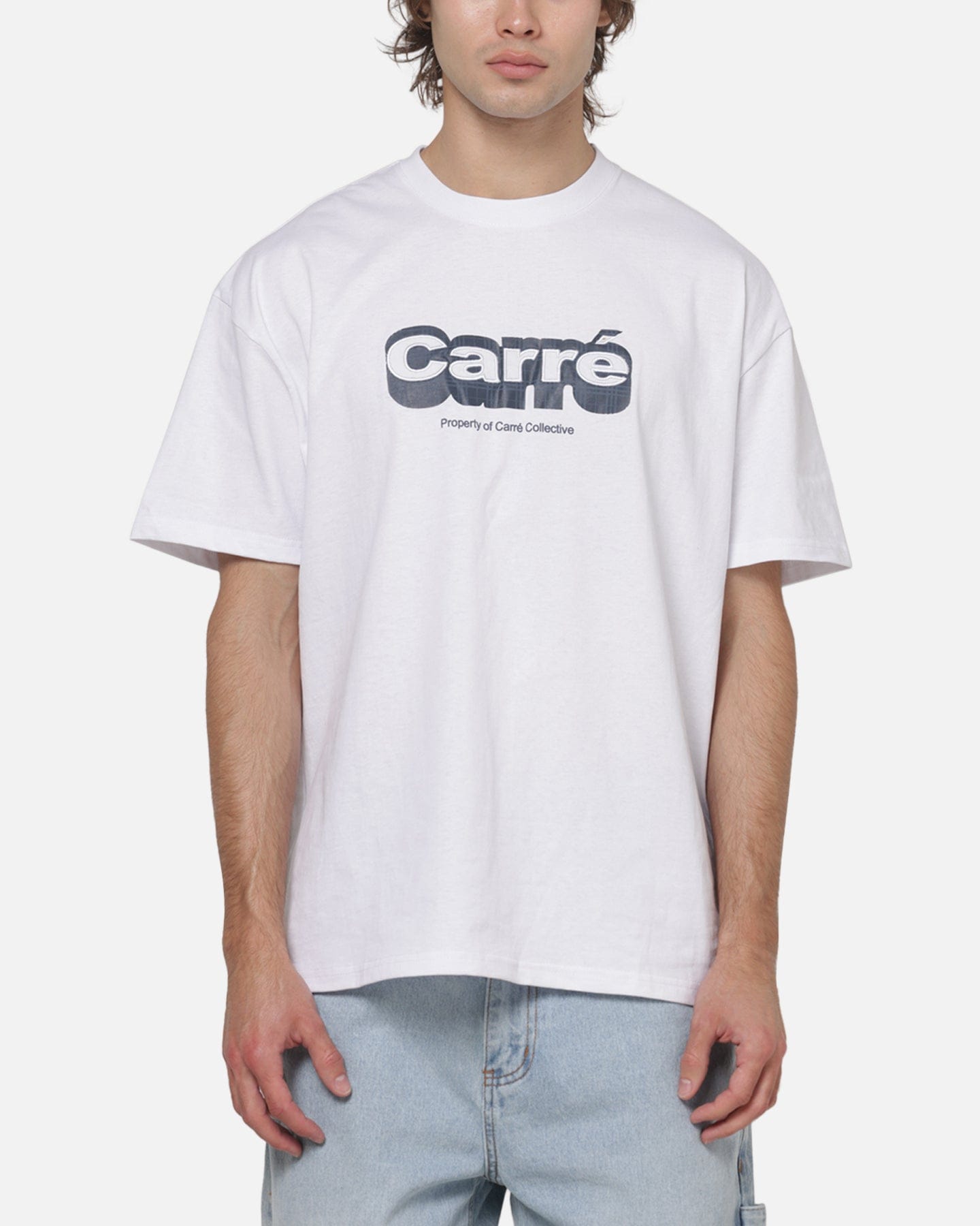 Carre Illusion T-Shirt White