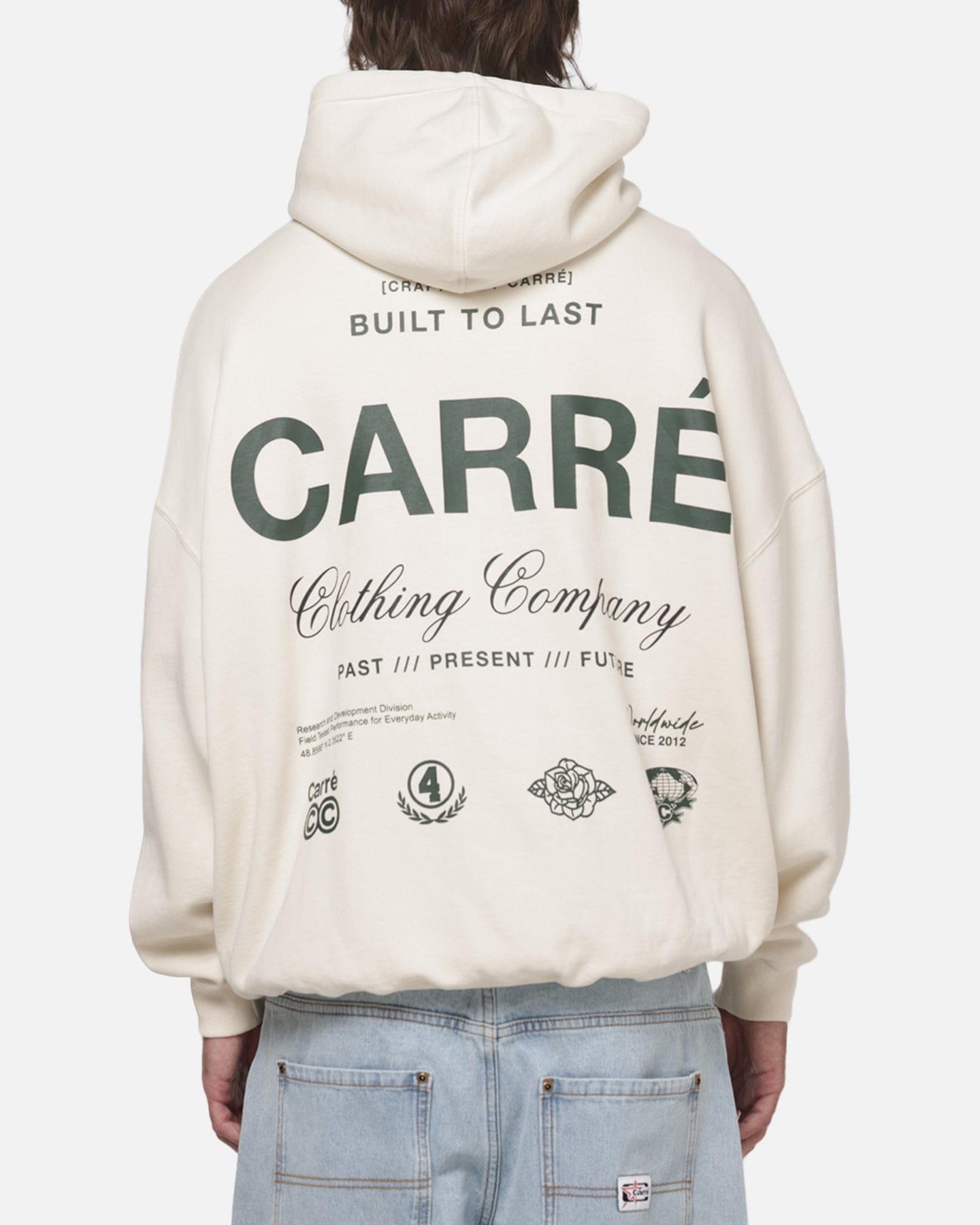 Carre CC 2.0 Hoodie Ecru