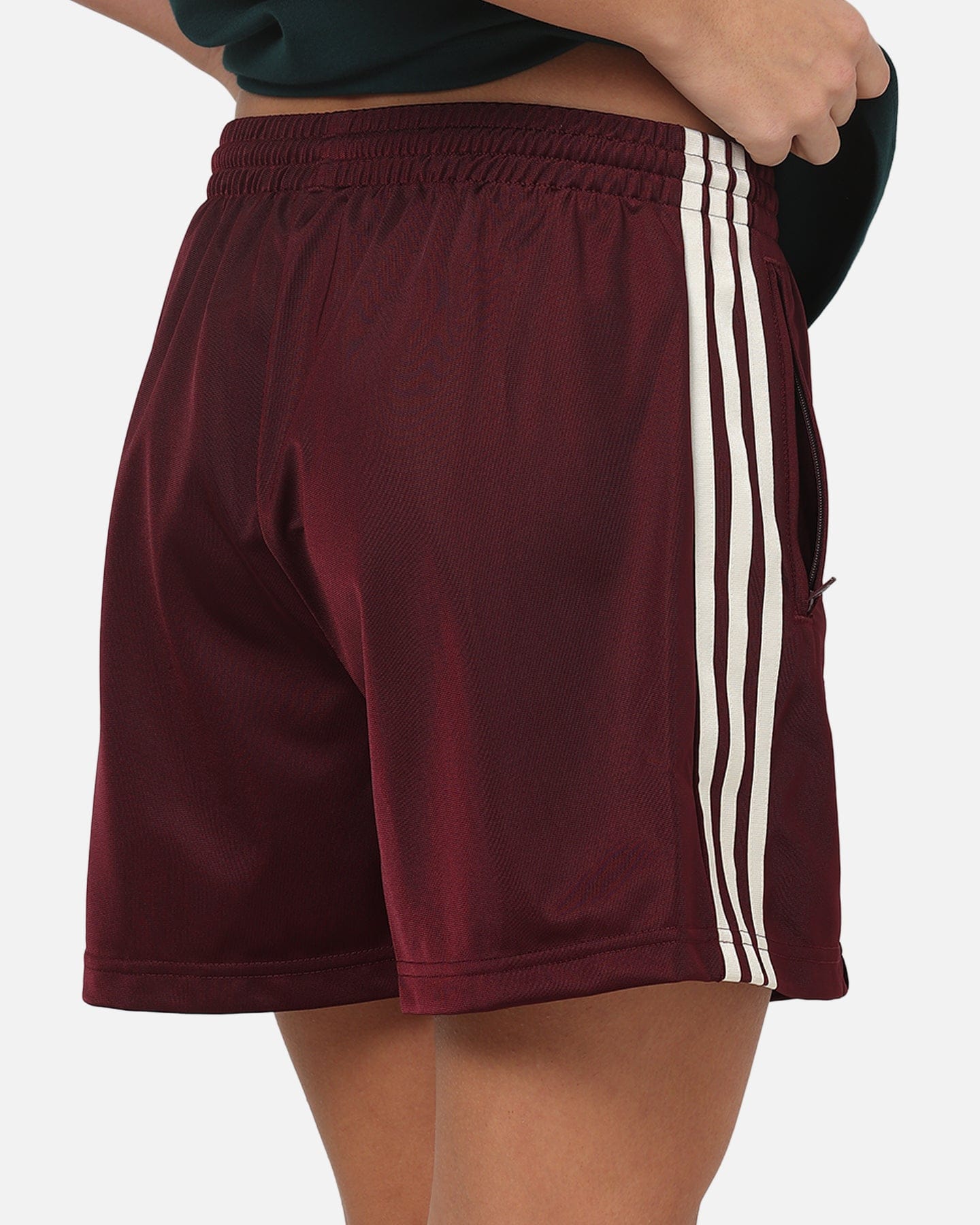 Adidas Women's Firebird Shorts Maroon/Cream