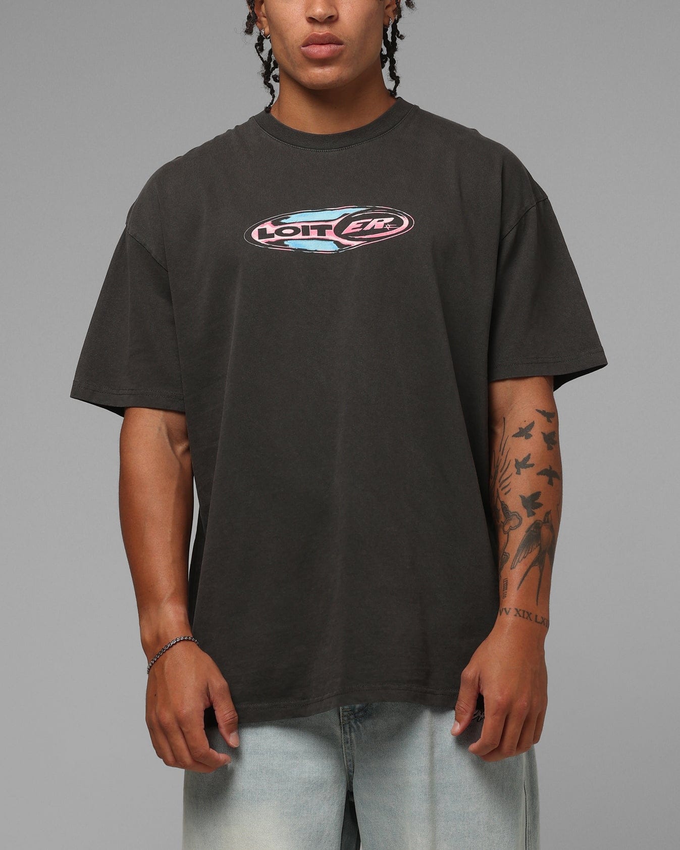 Loiter Speedform T-Shirt Vintage Black