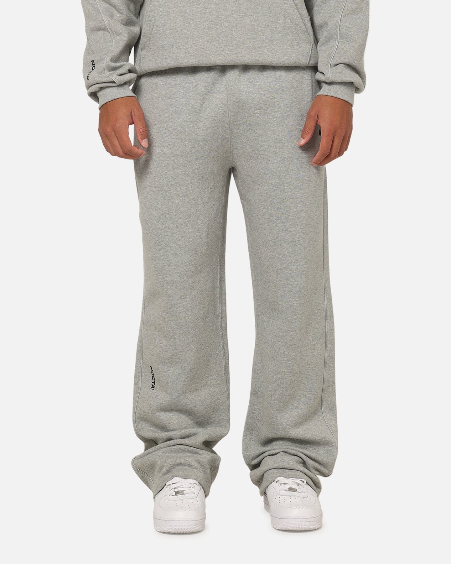 Nike Nocta Fleece CS Open Hem Sweatpants Dark Grey Heather