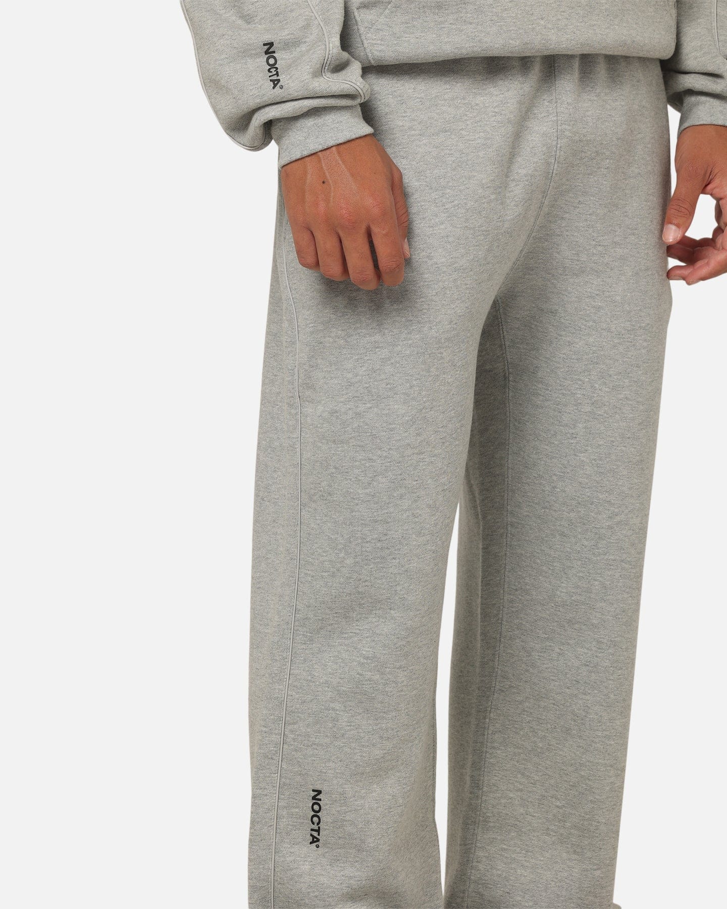 Nike Nocta Fleece CS Open Hem Sweatpants Dark Grey Heather