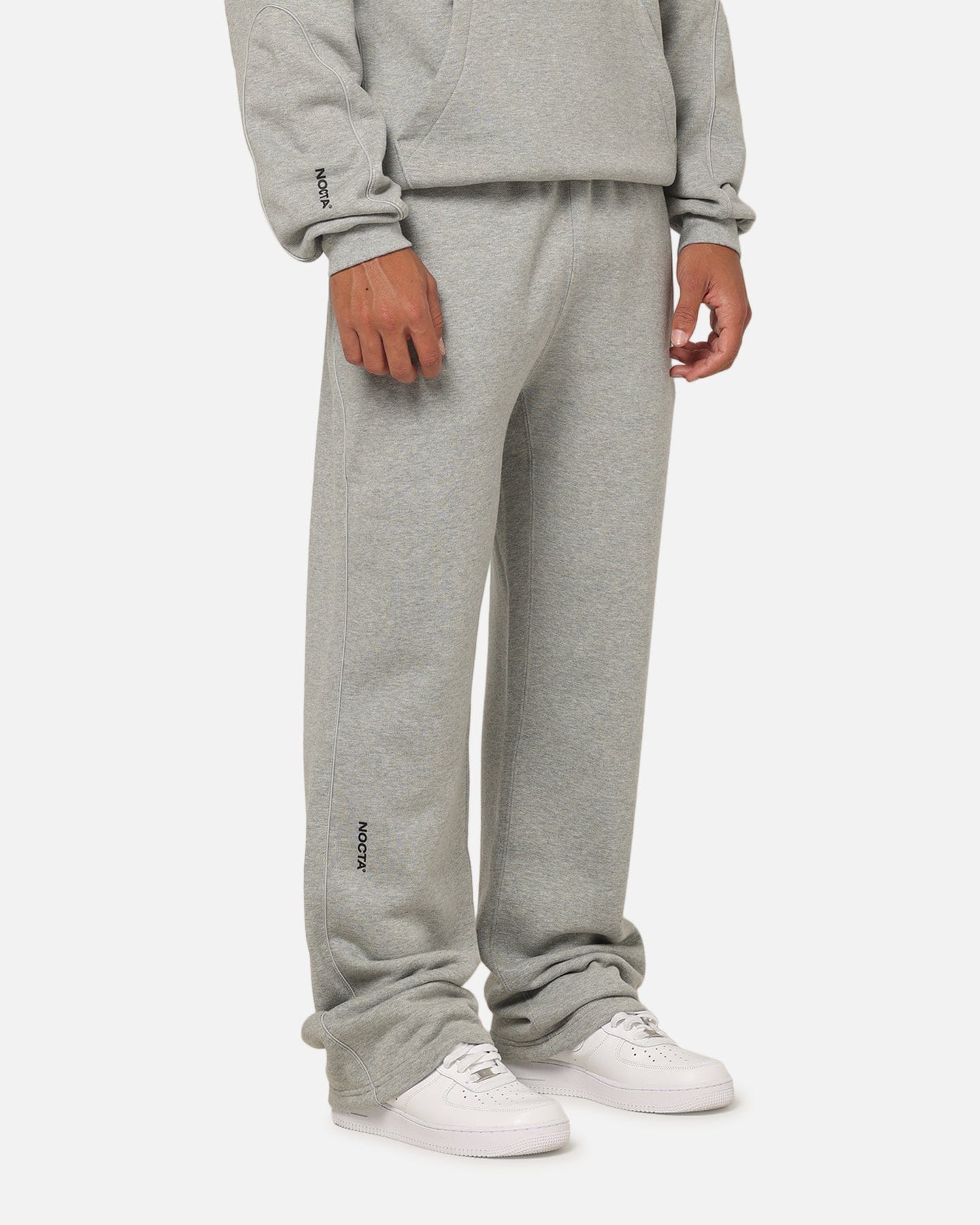 Nike Nocta Fleece CS Open Hem Sweatpants Dark Grey Heather