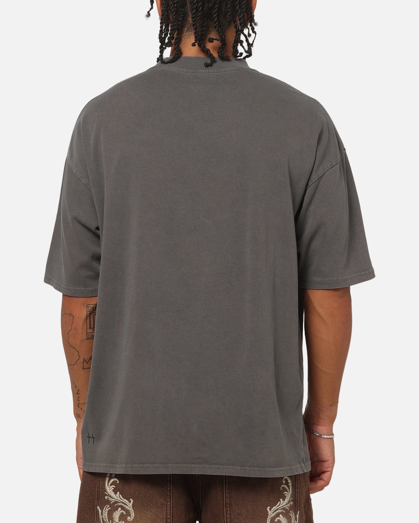 Saint Morta Exile Boxy T-Shirt Washed Charcoal