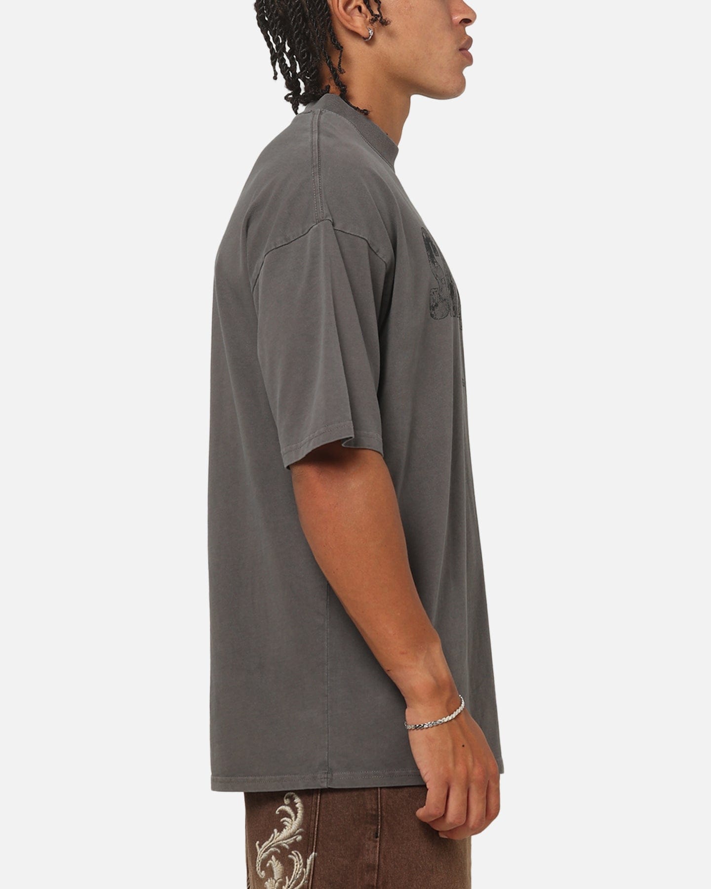 Saint Morta Exile Boxy T-Shirt Washed Charcoal