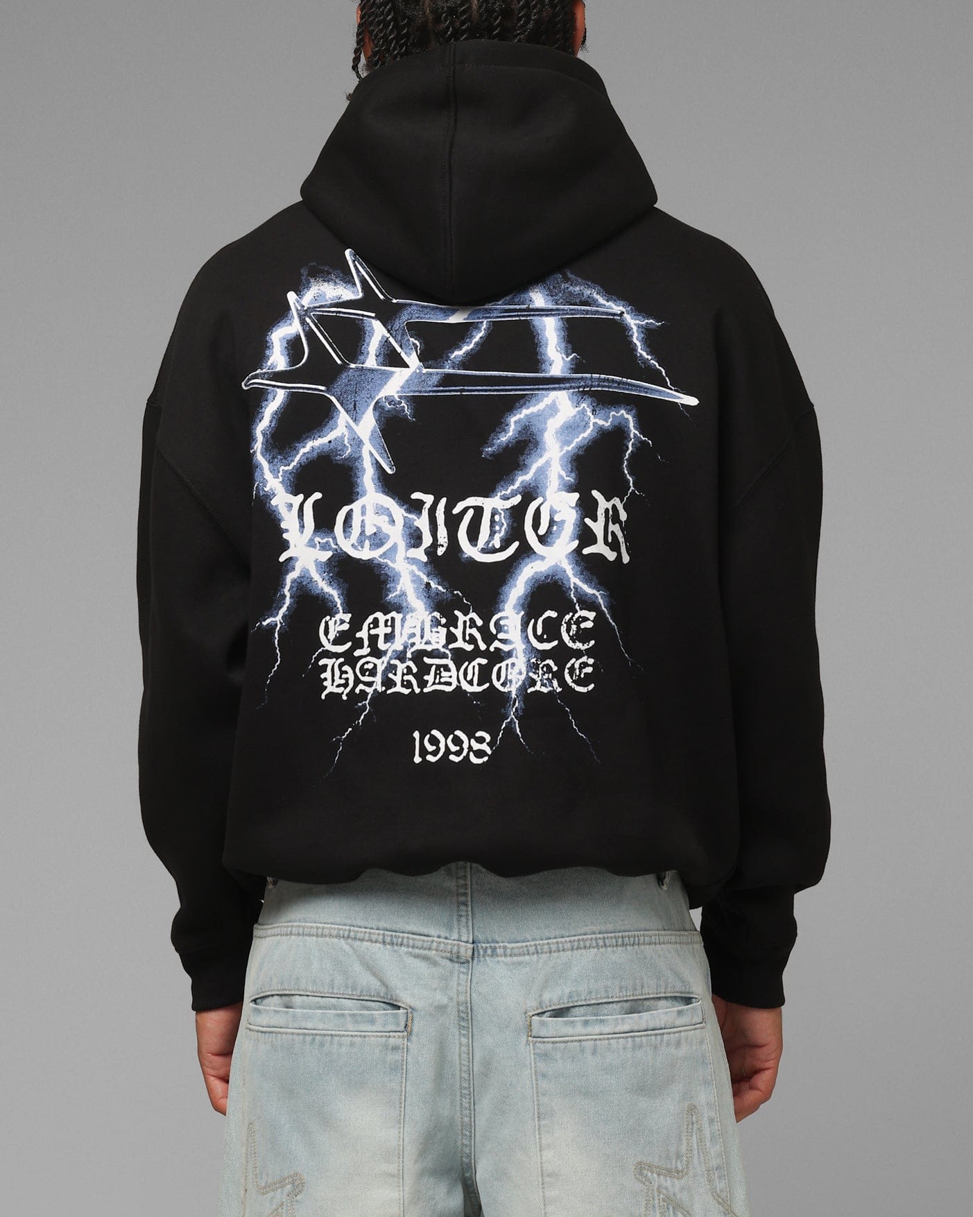 Loiter Frontier Hoodie Black