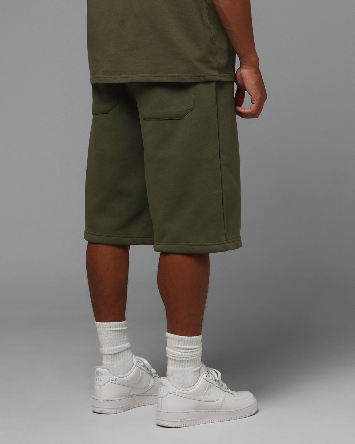 Loiter Hybrid Premium Shorts Olive/Pink