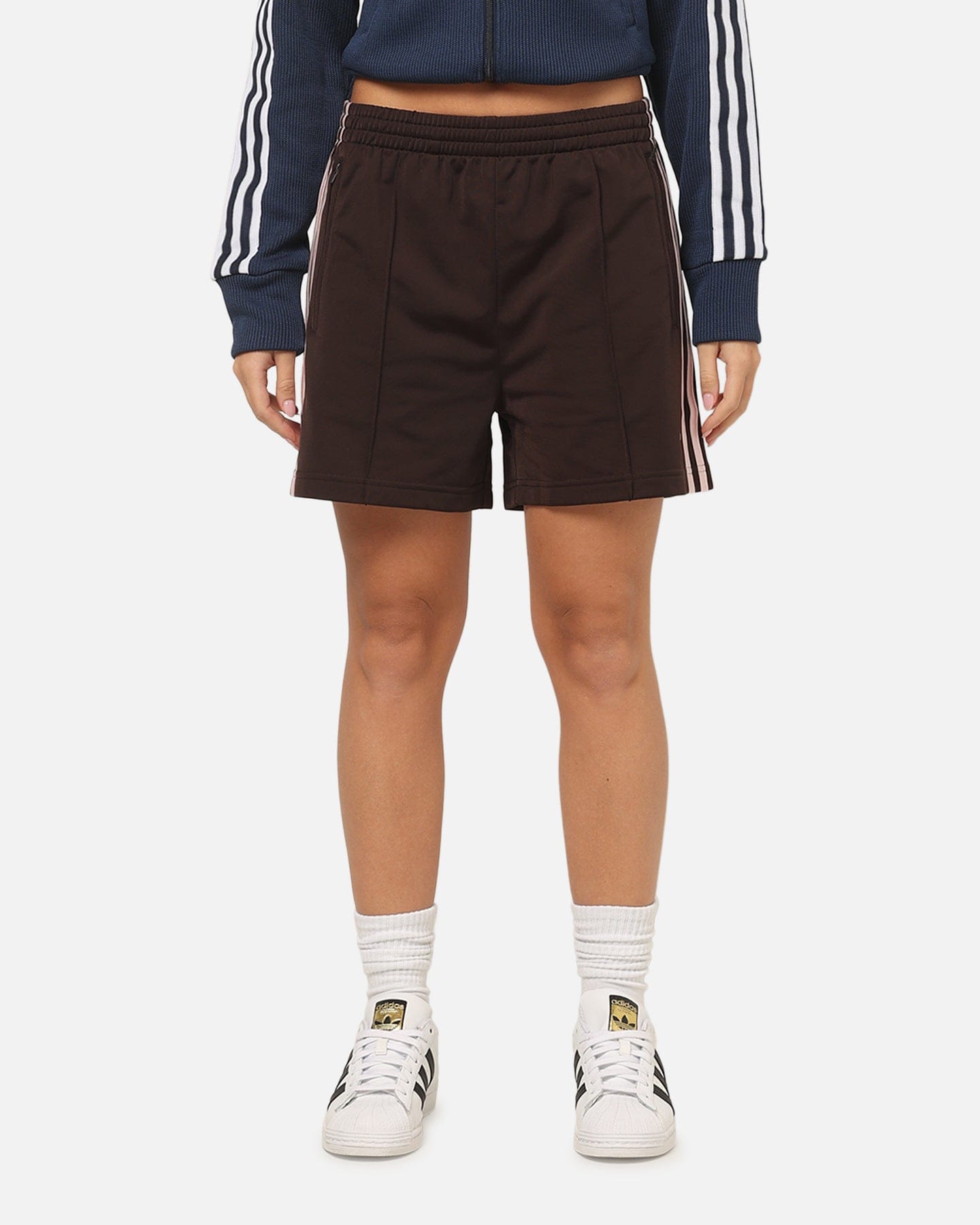 Adidas Women's Firebird Classic Shorts Brown/Pink